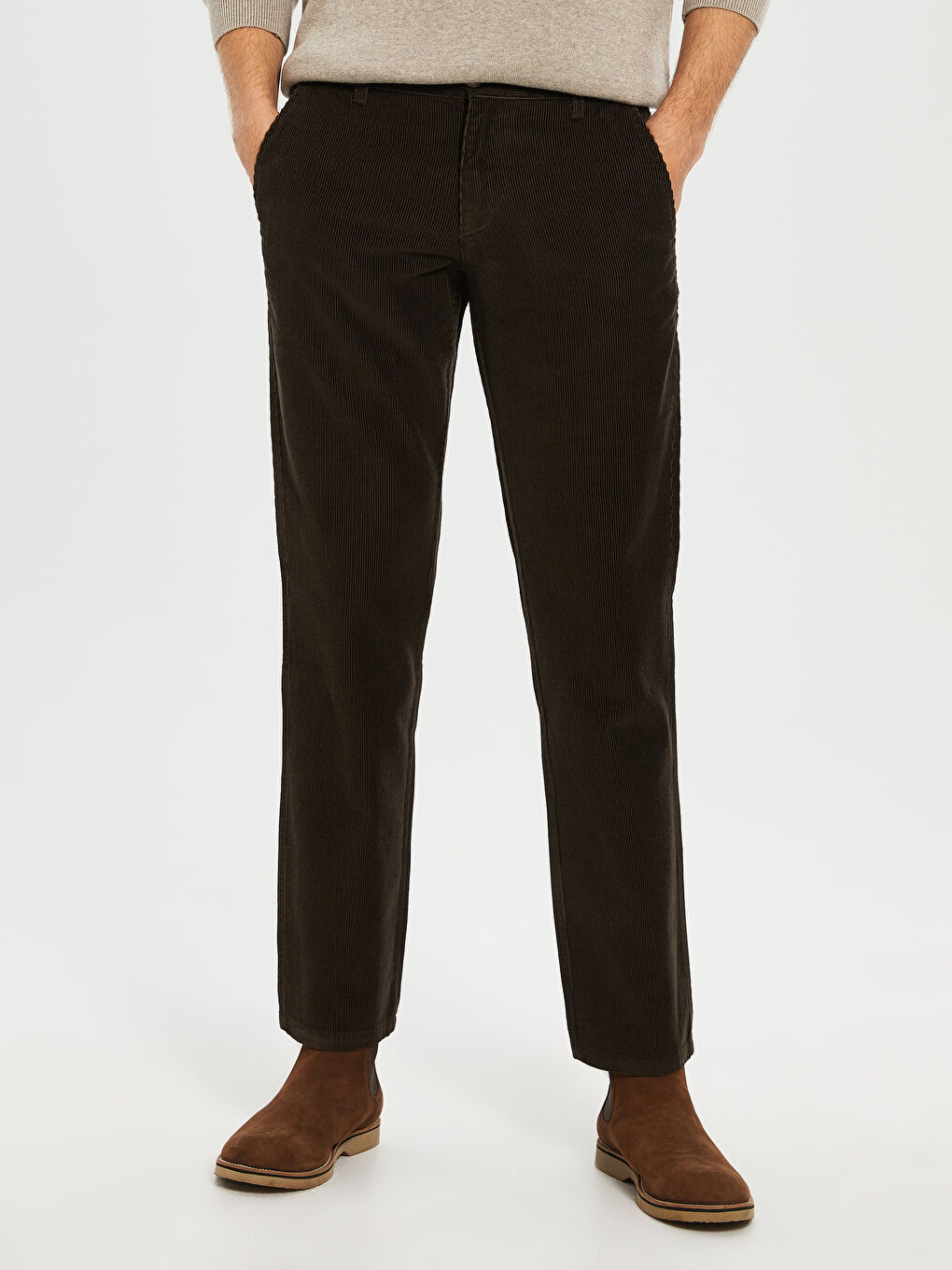 Pantalon BRUN Homme-2
