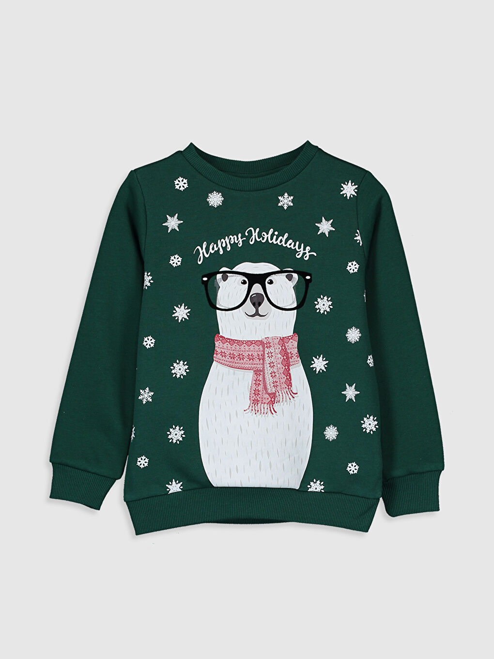 Мальчики Зелёный Свитшот