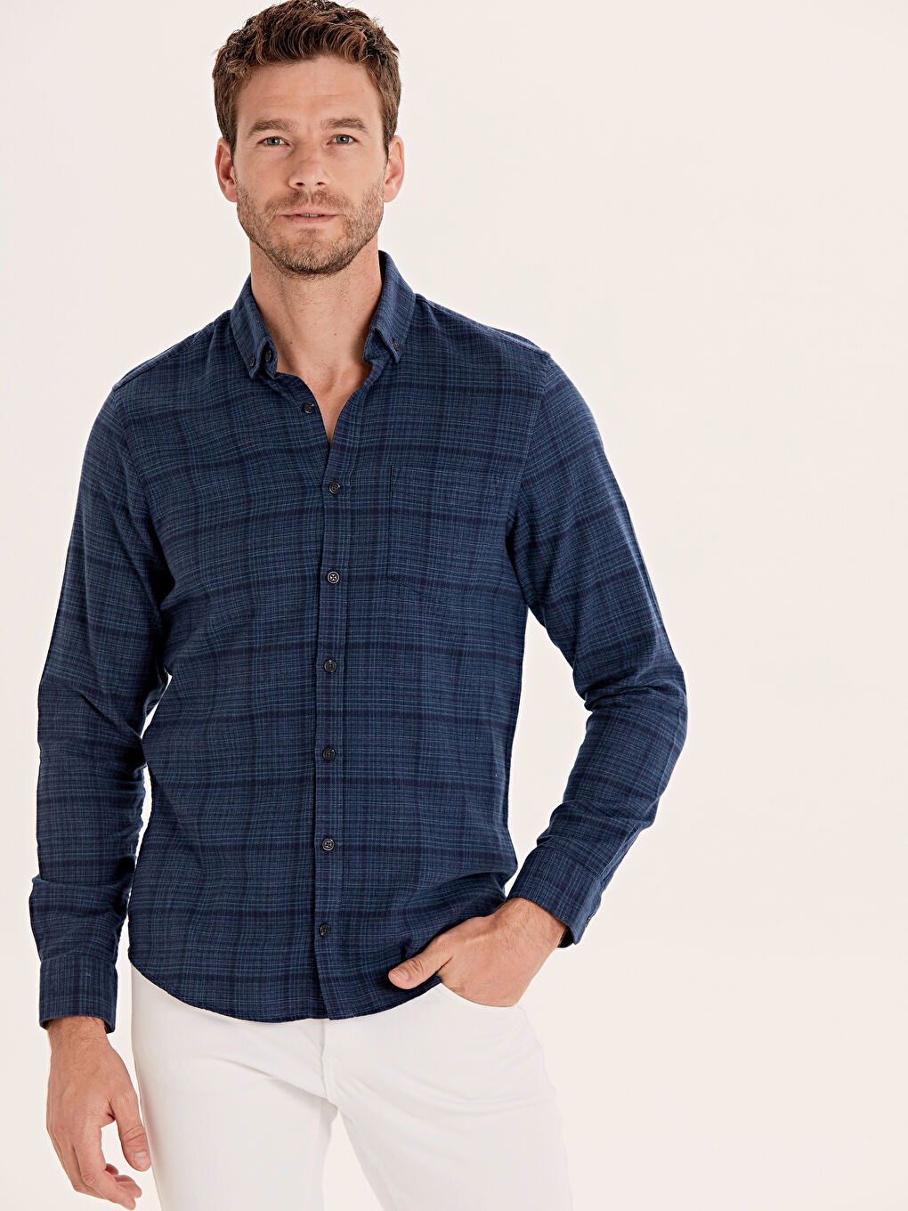 Gabardine Men's Shirt-1