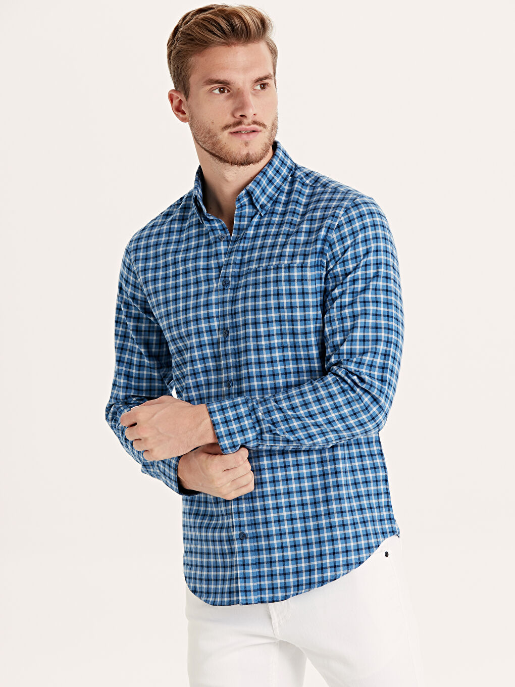 Man BLUE Shirt