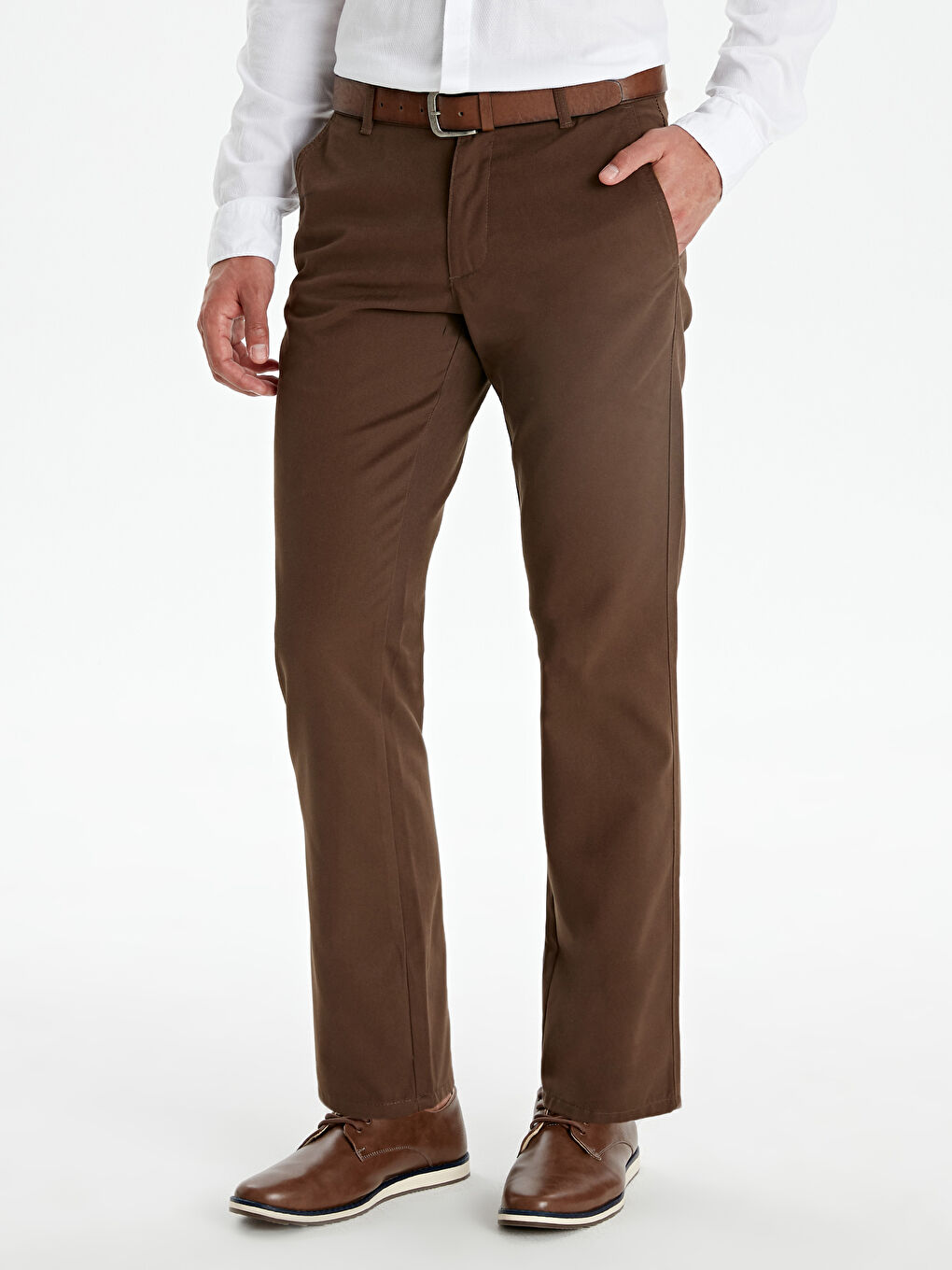 Wide Fit Men's Chino Trousers-1