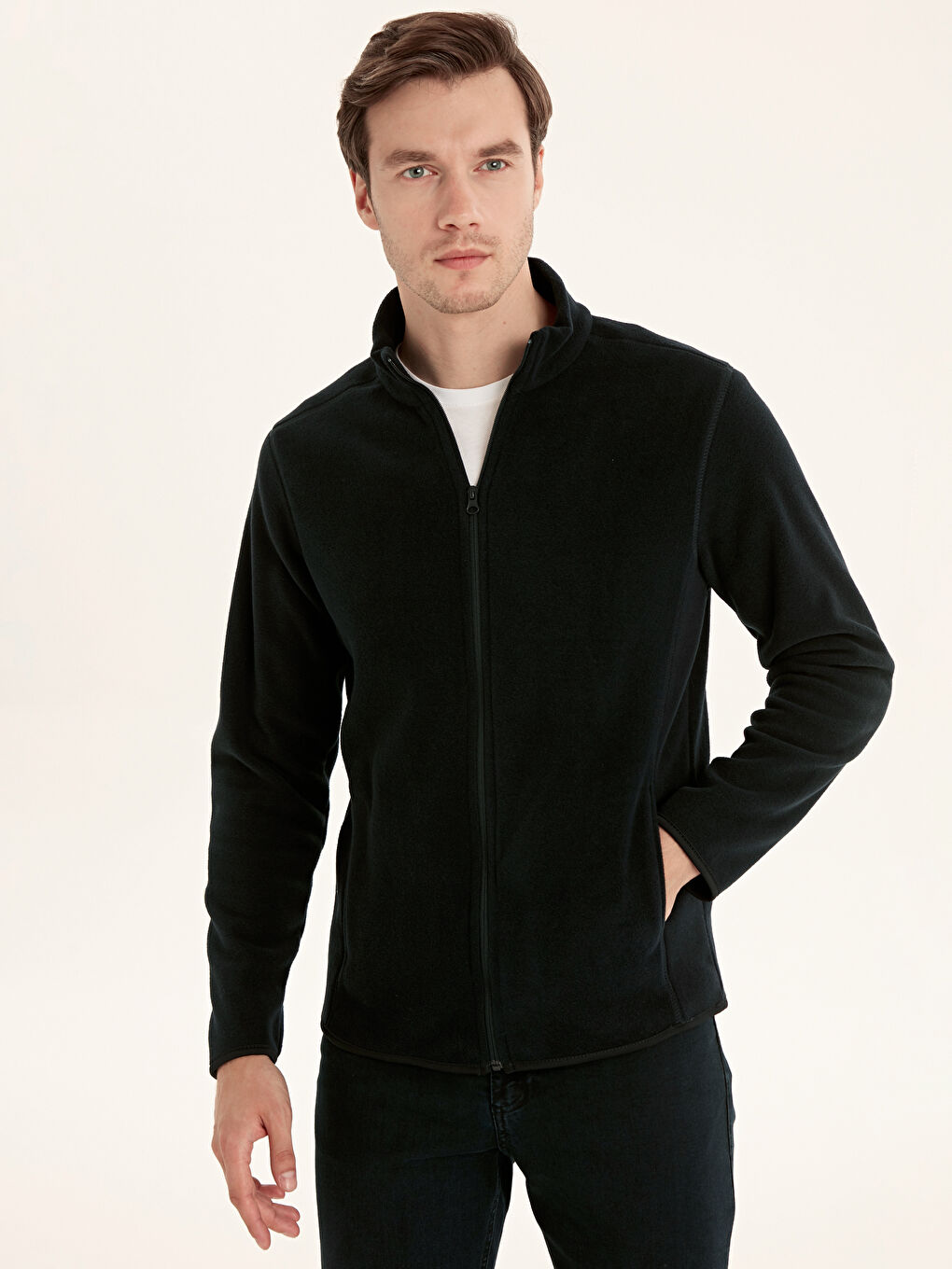 Lacivert Erkek Spor Hırka-1