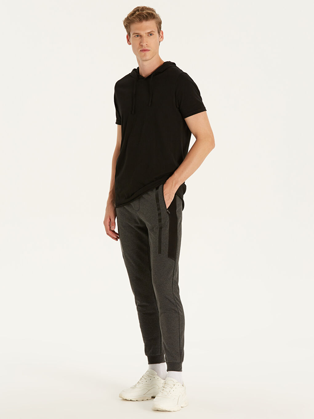 Antrasit Melanj Eşofman Altı