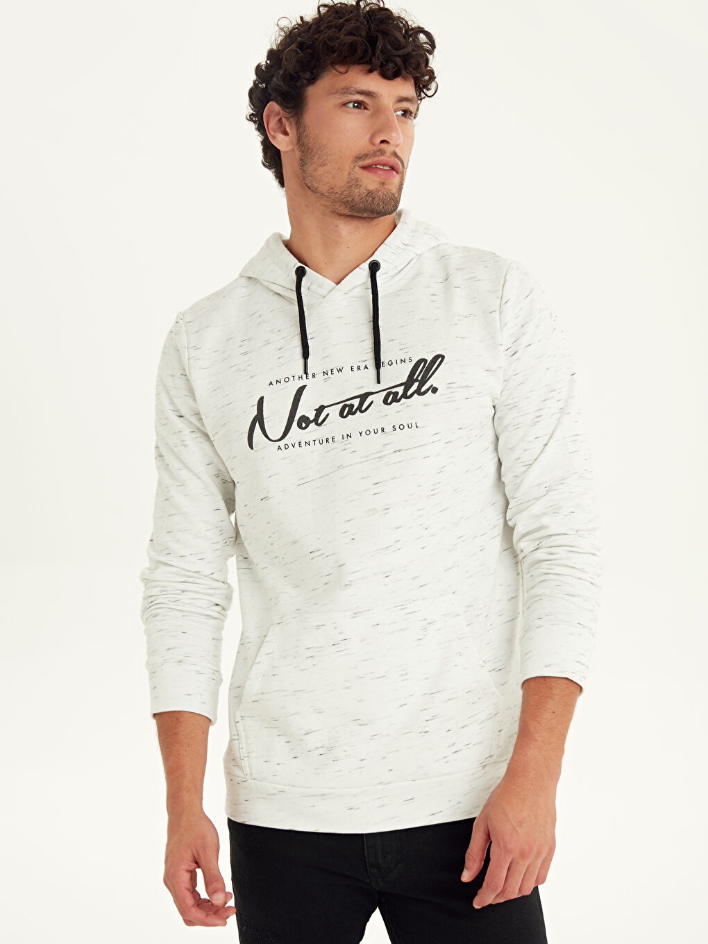 Ekru Melanj Sweatshirt-1