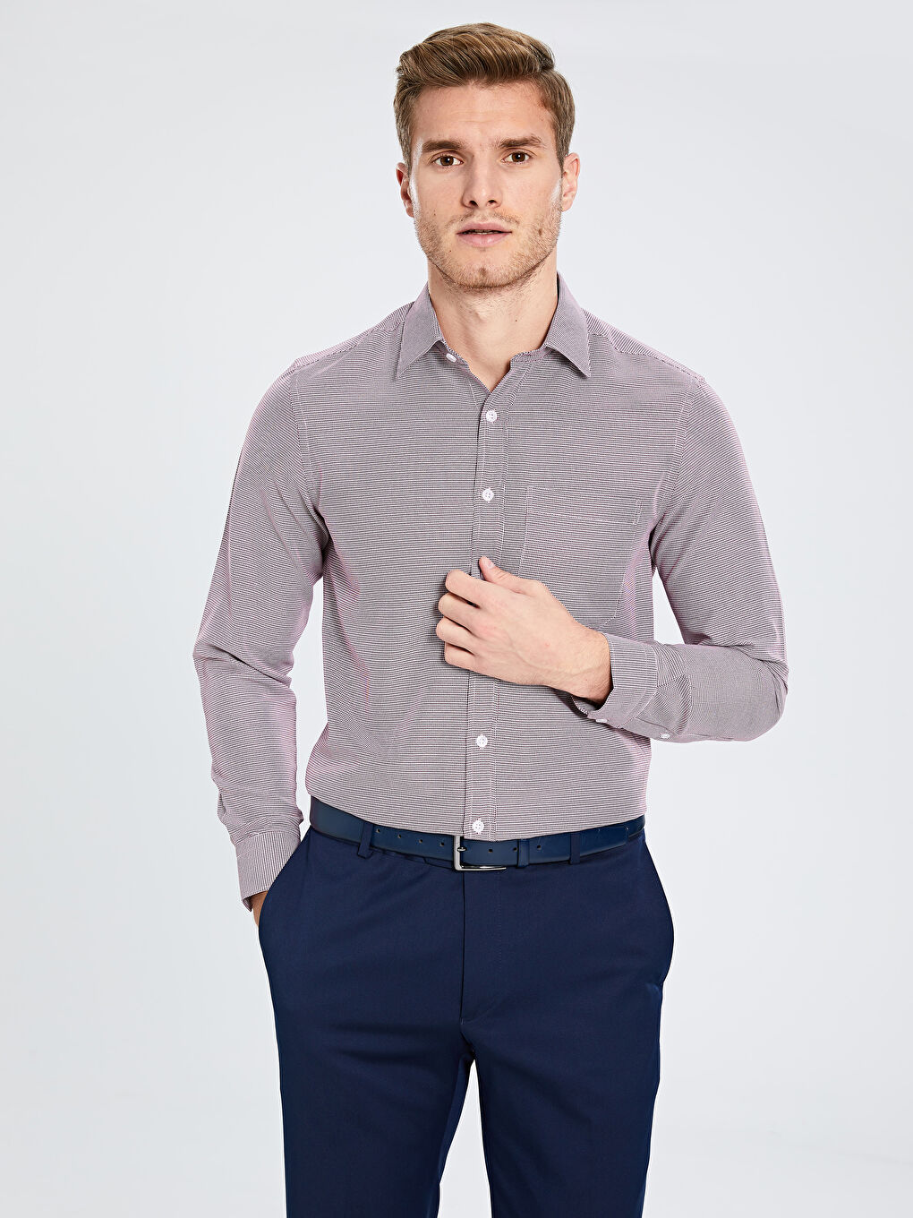 Chemise ROUGE BORDEAUX Homme