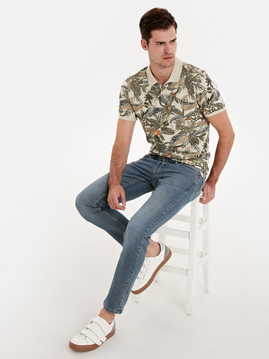 Orta İndigo Rodeo Jean Pantolon