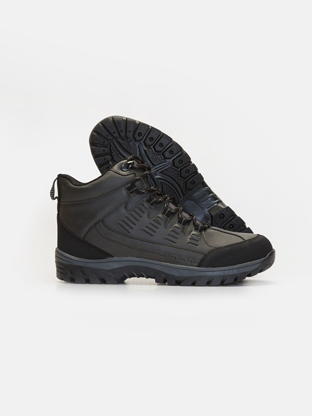 Мужчины Антрацитовый Ботинки-2