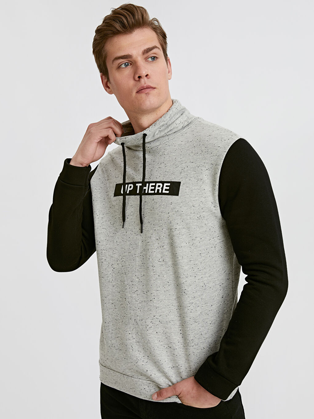 Gri Melanj Sweatshirt-1