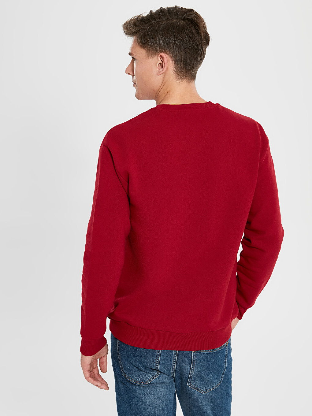 Crew Neck New Year Themed Men's Sweatshirt-2