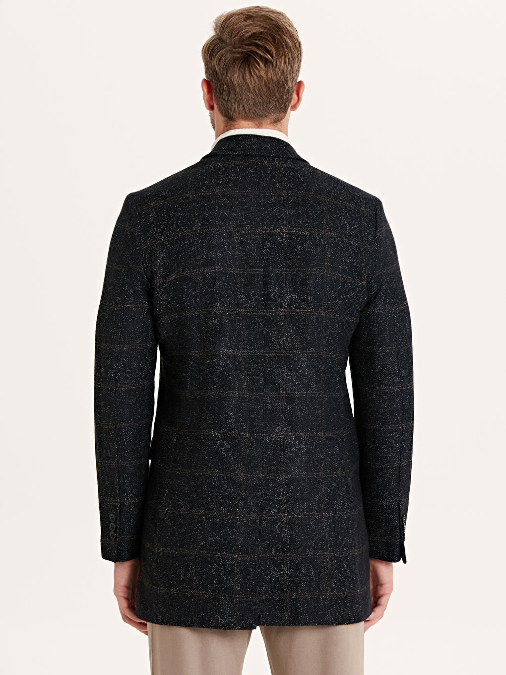 Kahverengi Erkek Kaşe Kaban-5