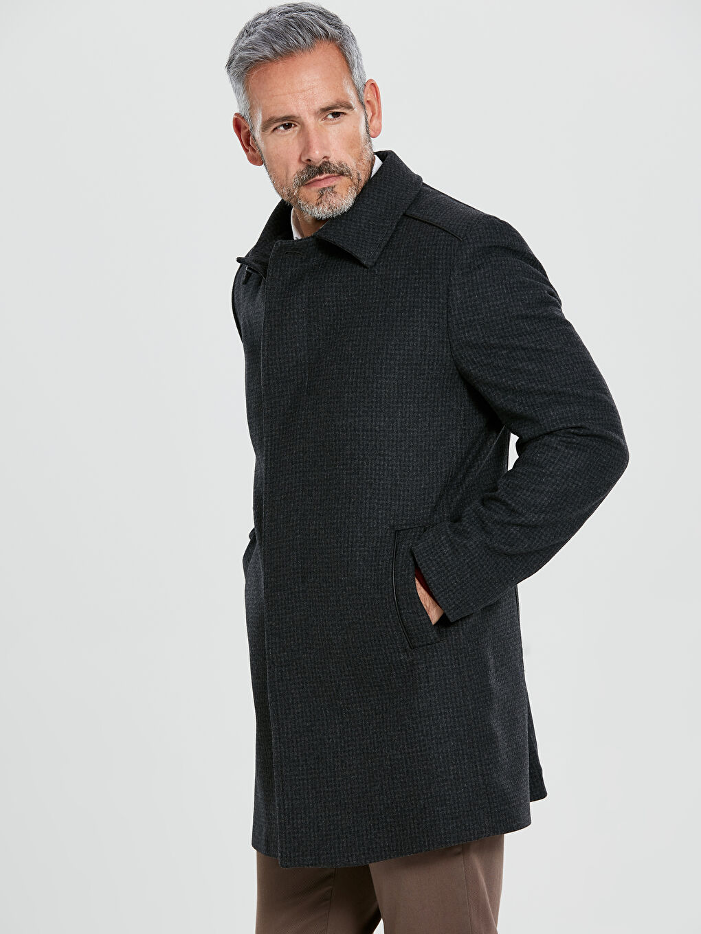 SIVA Kaput od mešavine vune Muškarac-2