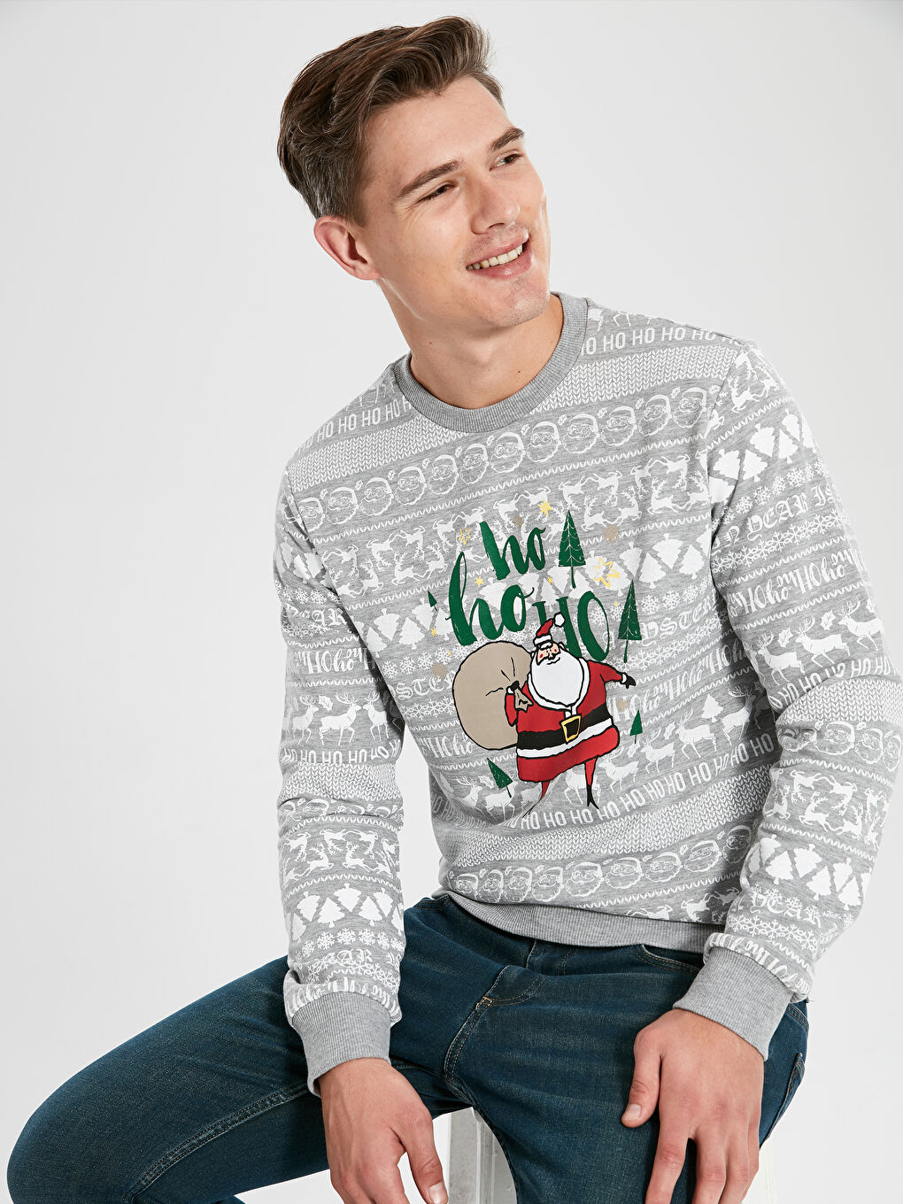 Man GREY Sweatshirt-1