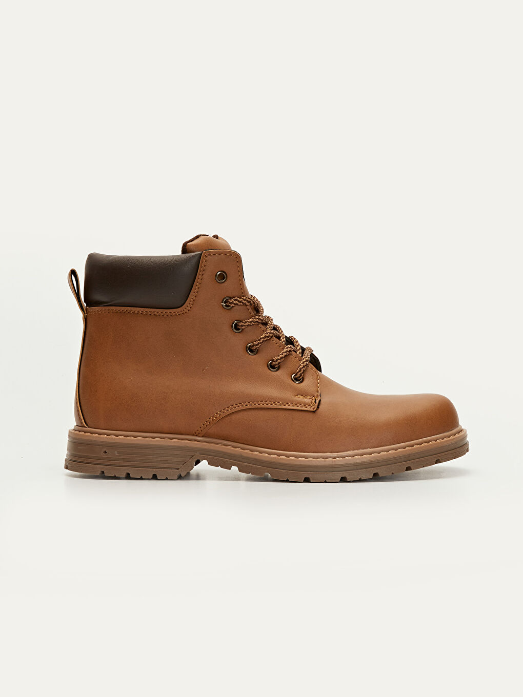 Ботинки из искусственной кожи на шнуровке для мужчин