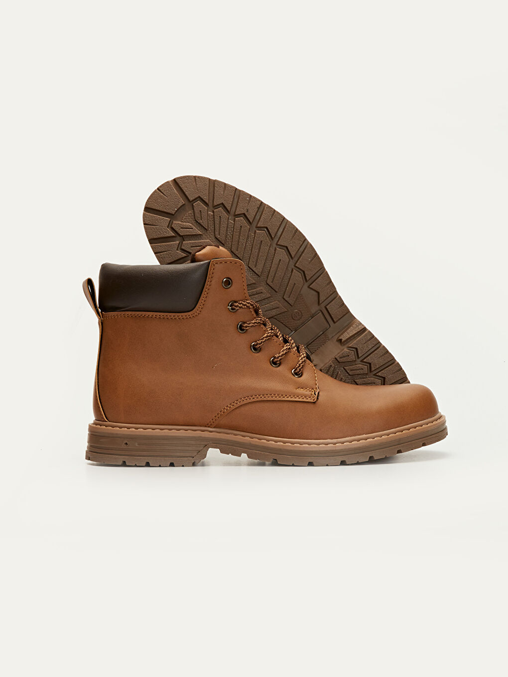 Ботинки из искусственной кожи на шнуровке для мужчин-2