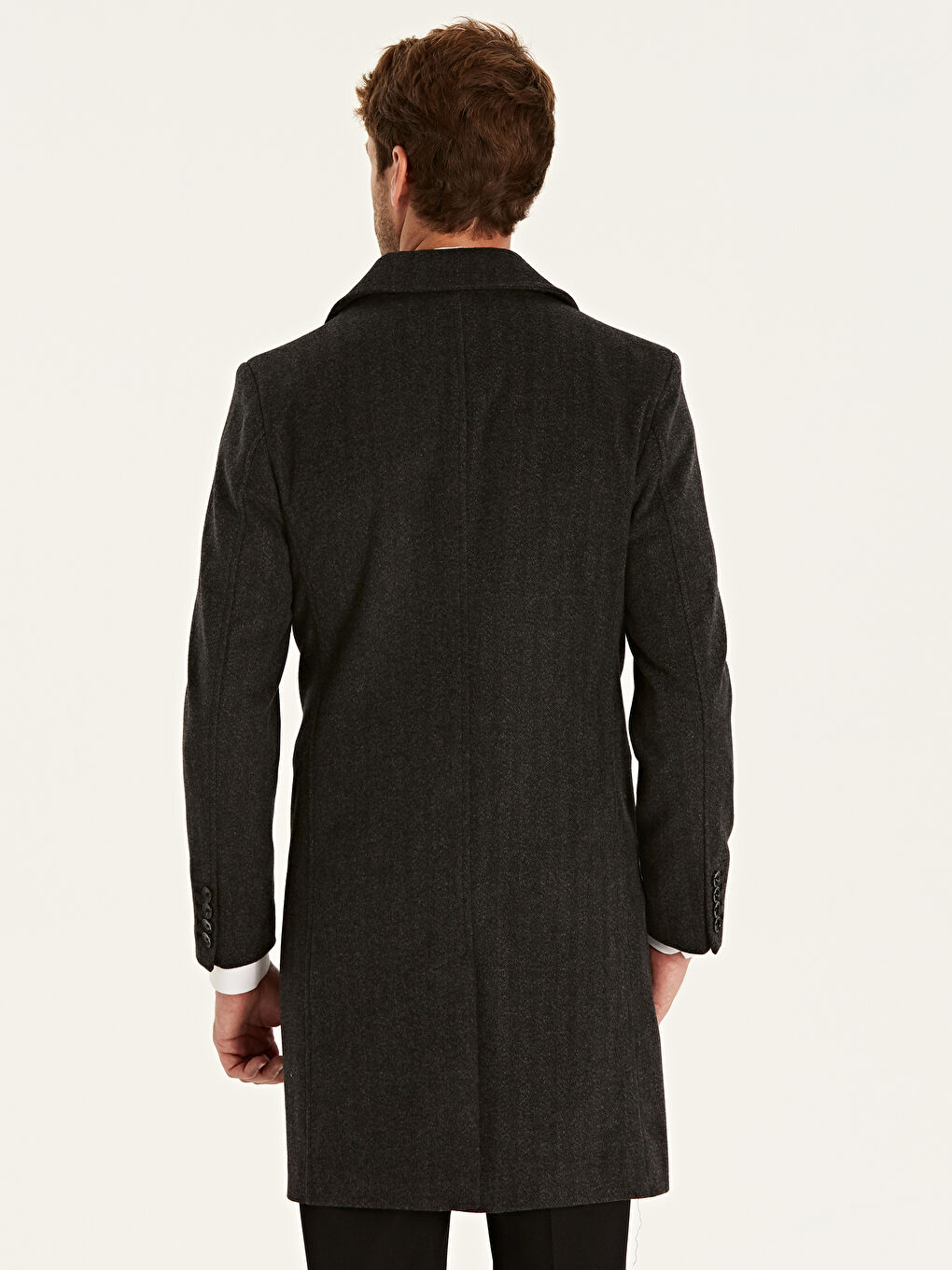 Antrasit Melanj Kaşe Kaban-3