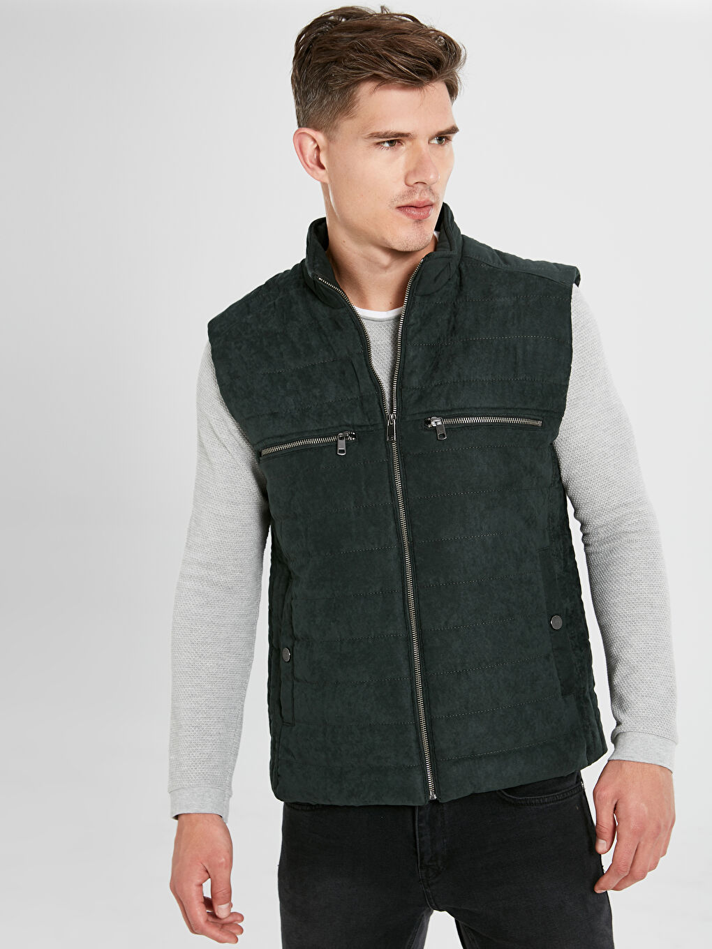 Man GREEN Waistcoat