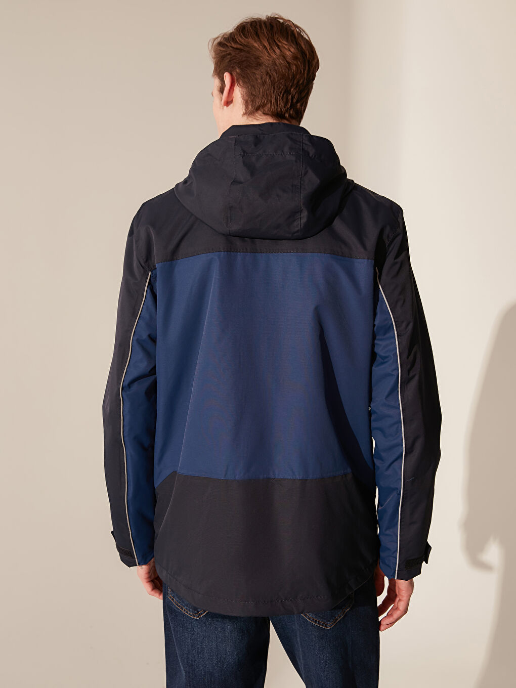 LC Waikiki Man NAVY Overcoat -9WI833Z8-PE6