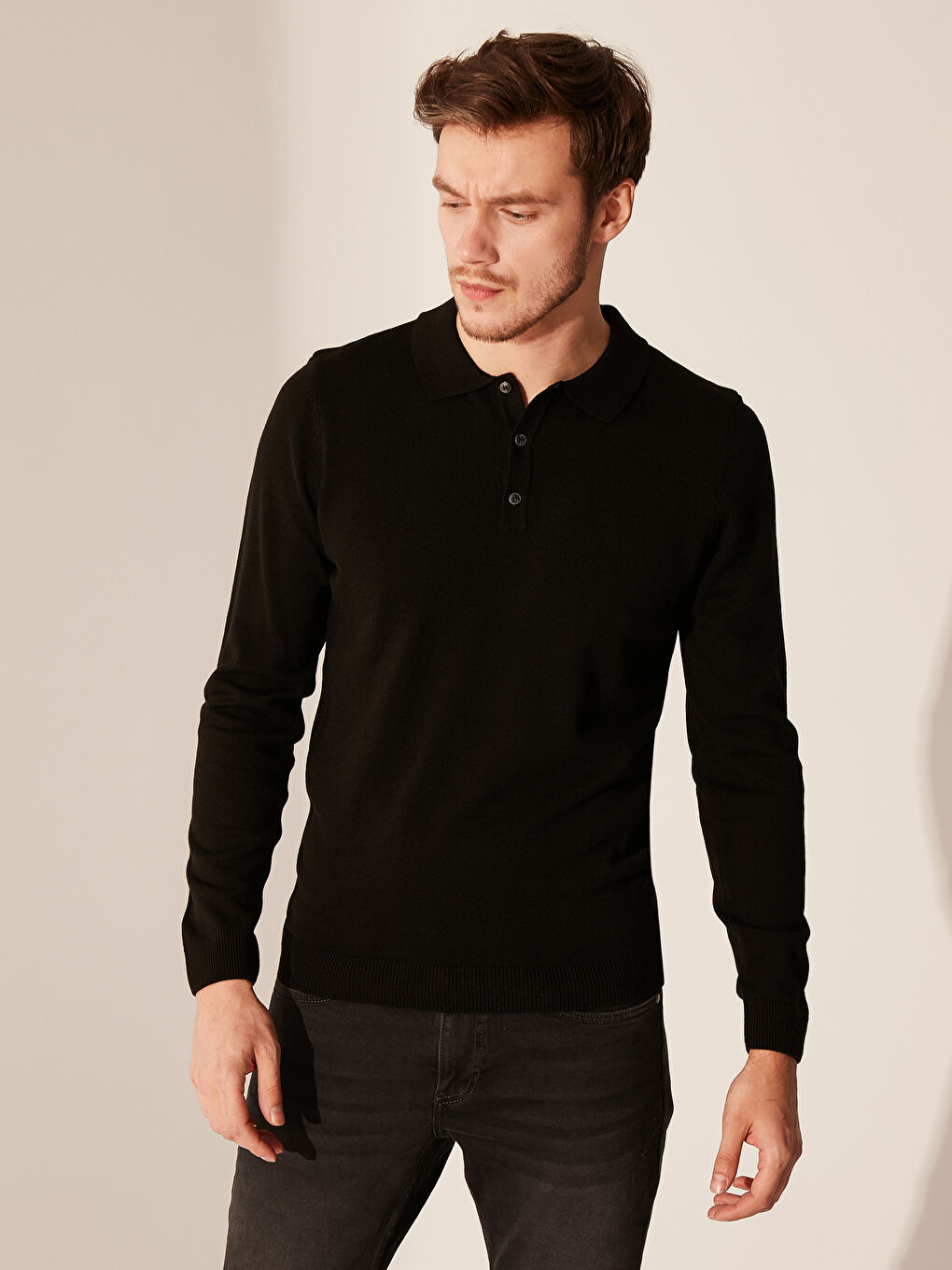 Man BLACK Sweater