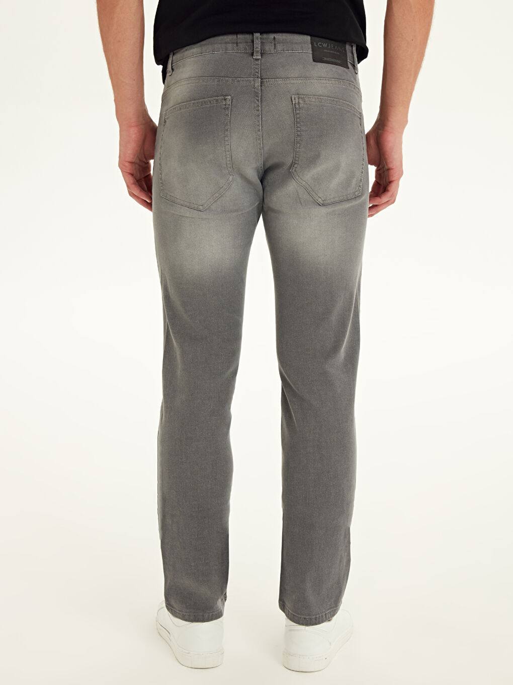 Gri Rodeo Jean Pantolon-2