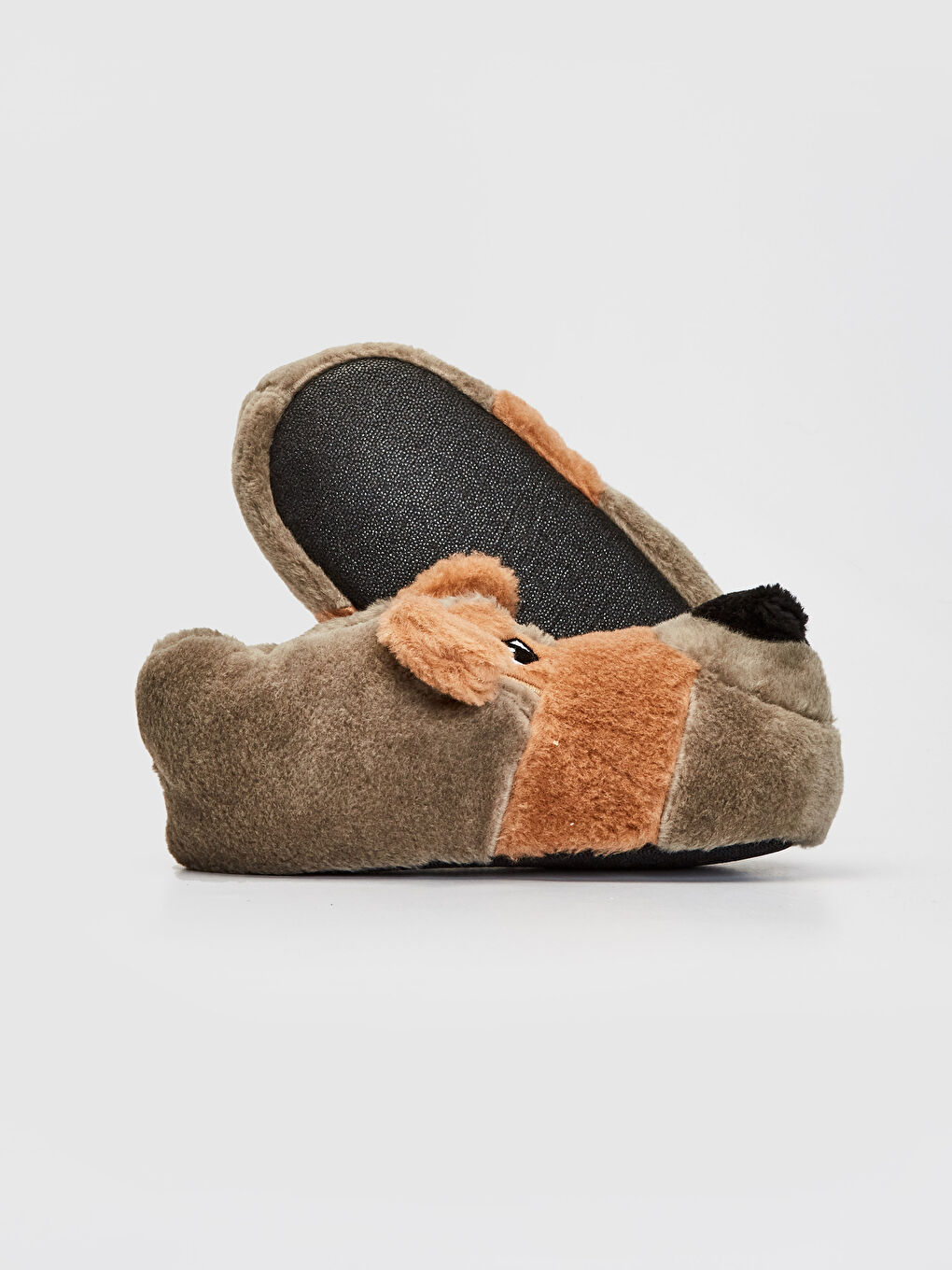 Pantoufles En Peluche Pour Hommes-3