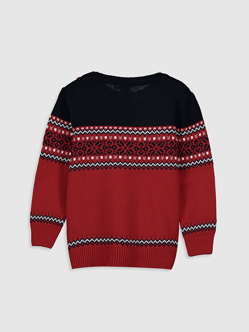 Свитер Трикотажный Легкий с Рисунком для Мальчика в Стиле Папа и Сын-1