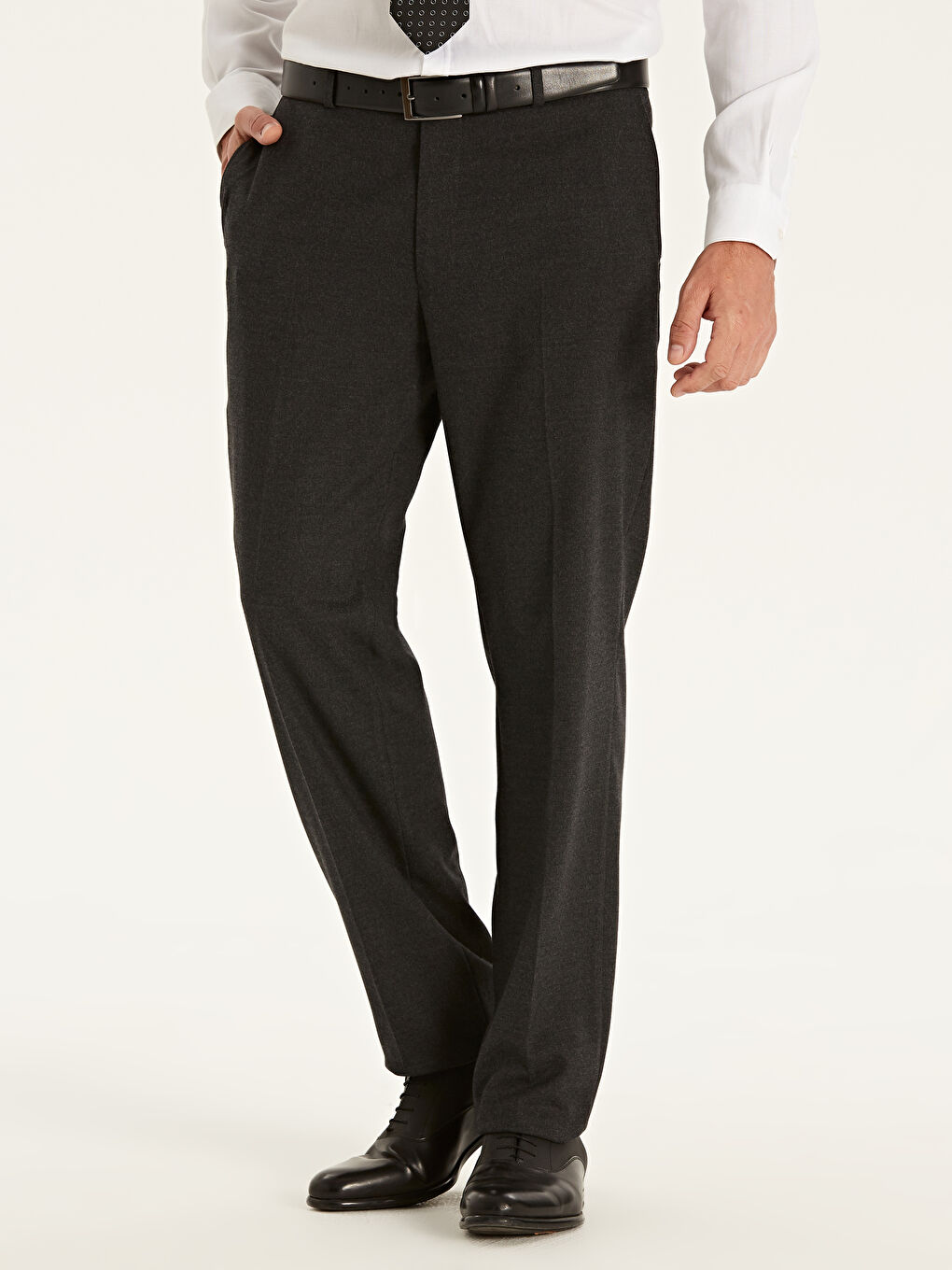 Antrasit Kumaş Pantolon-1