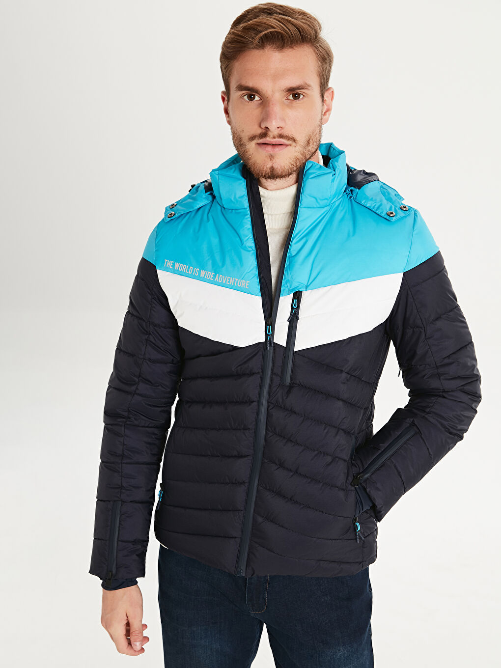 Ерлер көк Күртке-2