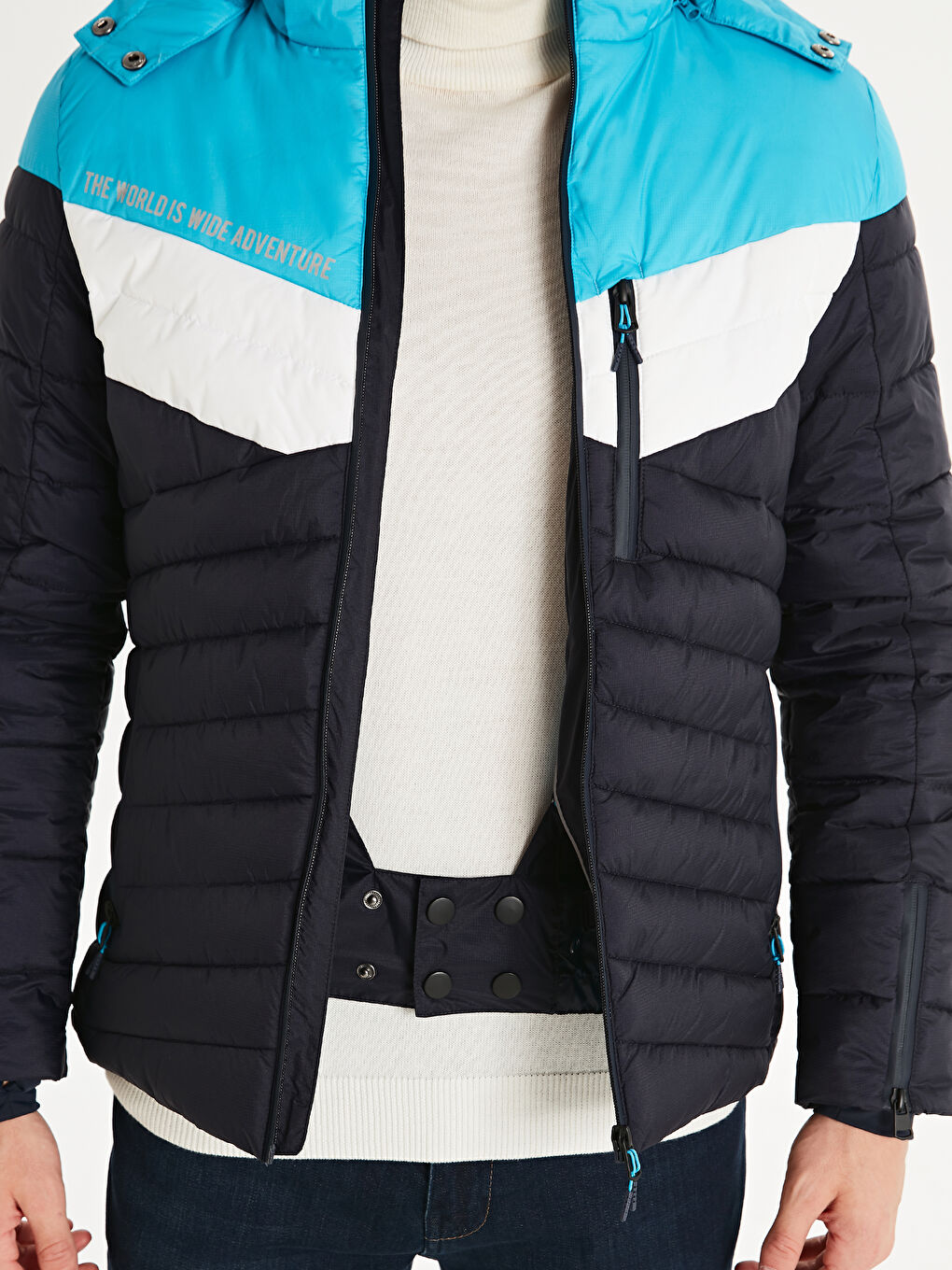 Ерлер көк Күртке-4