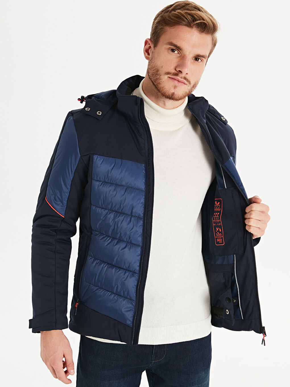 Man NAVY Coat-2