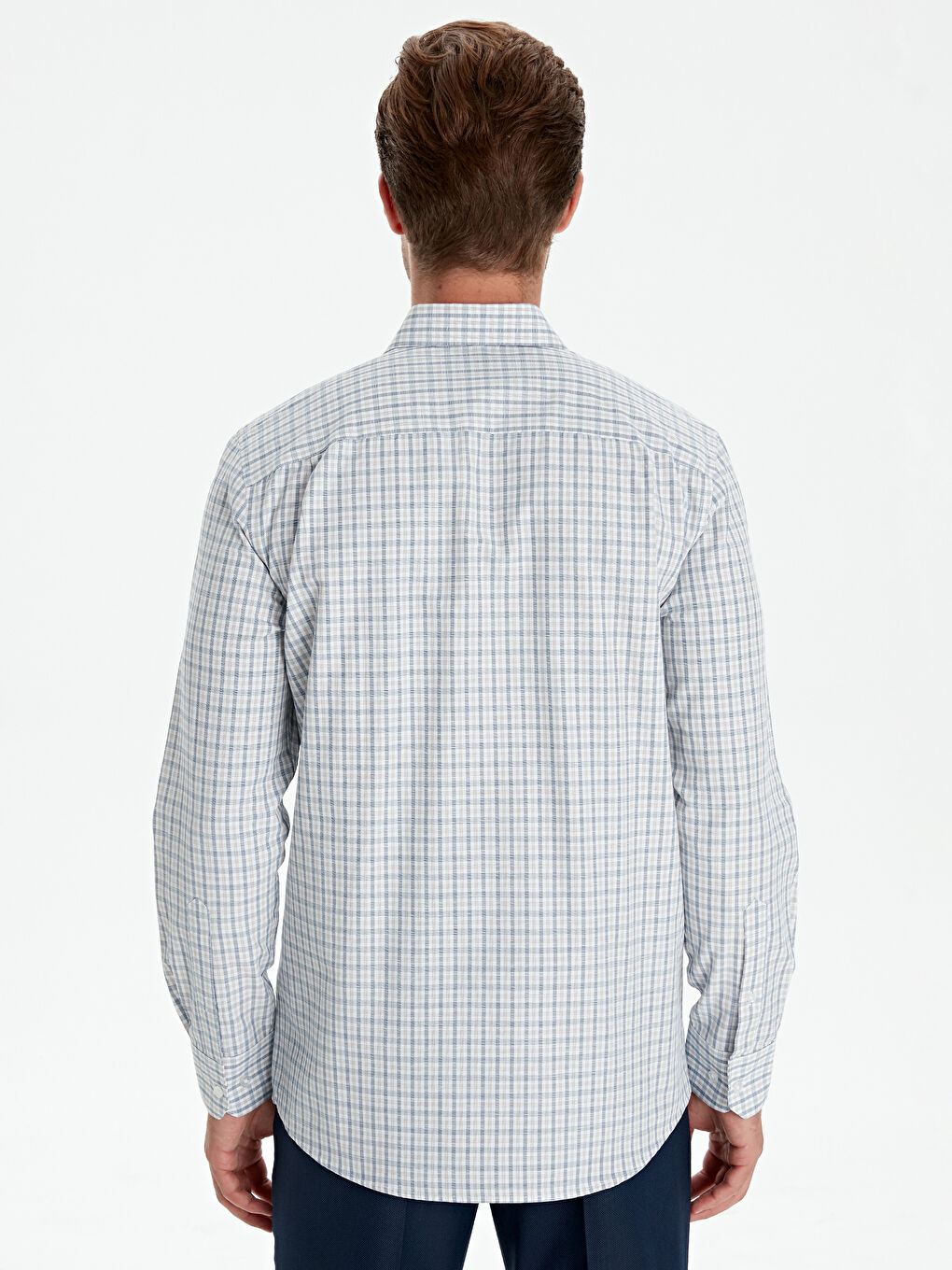 Bej Ekoseli Gömlek-2