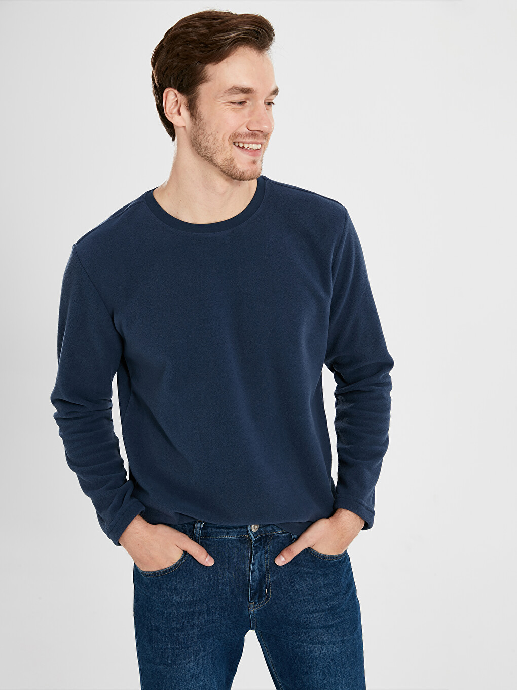 Man Navy Pyjama Top-1
