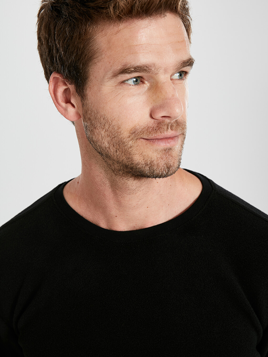 Man Black Pyjama Top-1