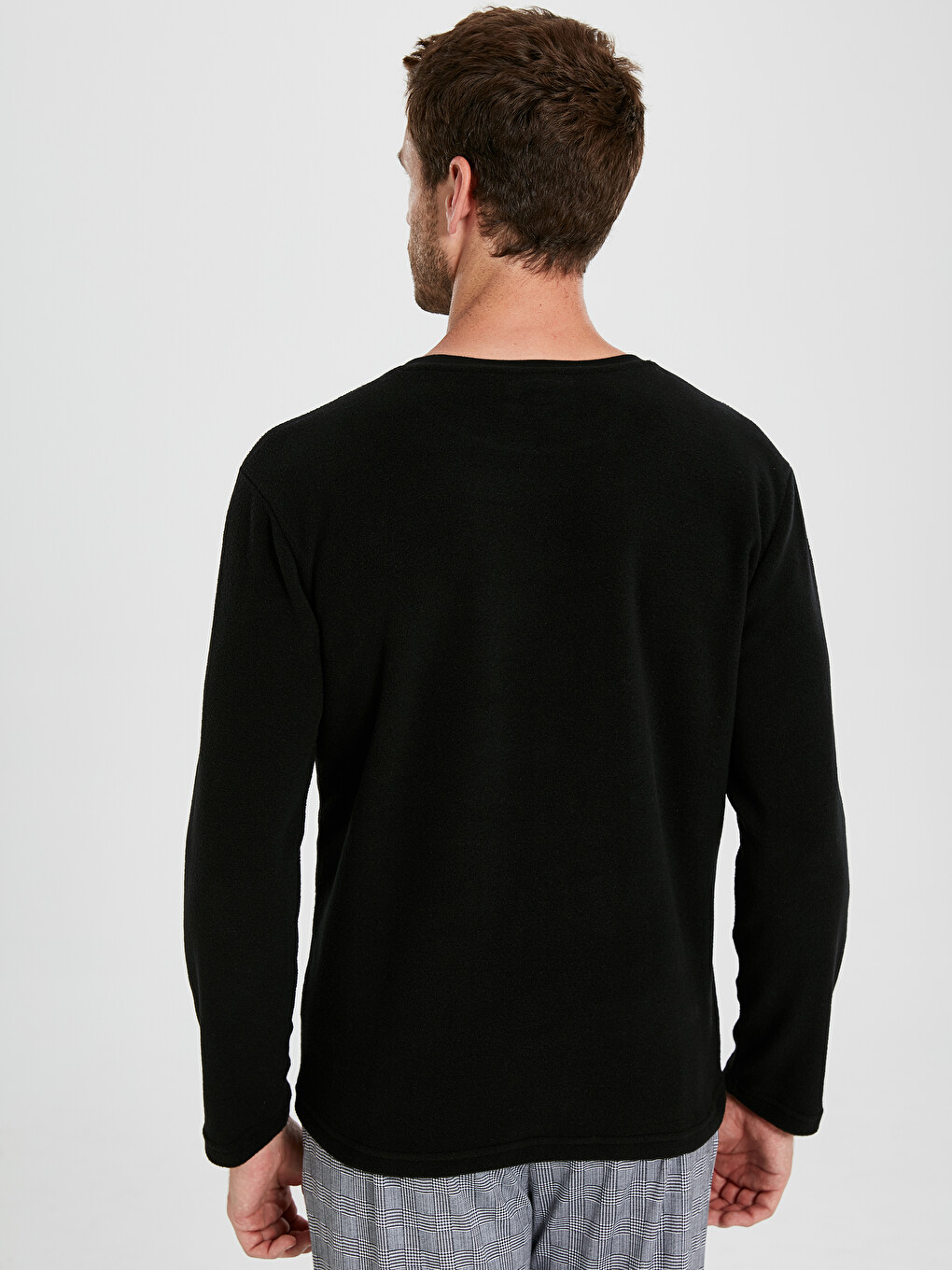 Man Black Pyjama Top-2