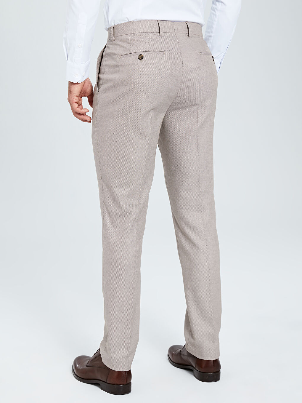 Bej Kumaş Pantolon-2