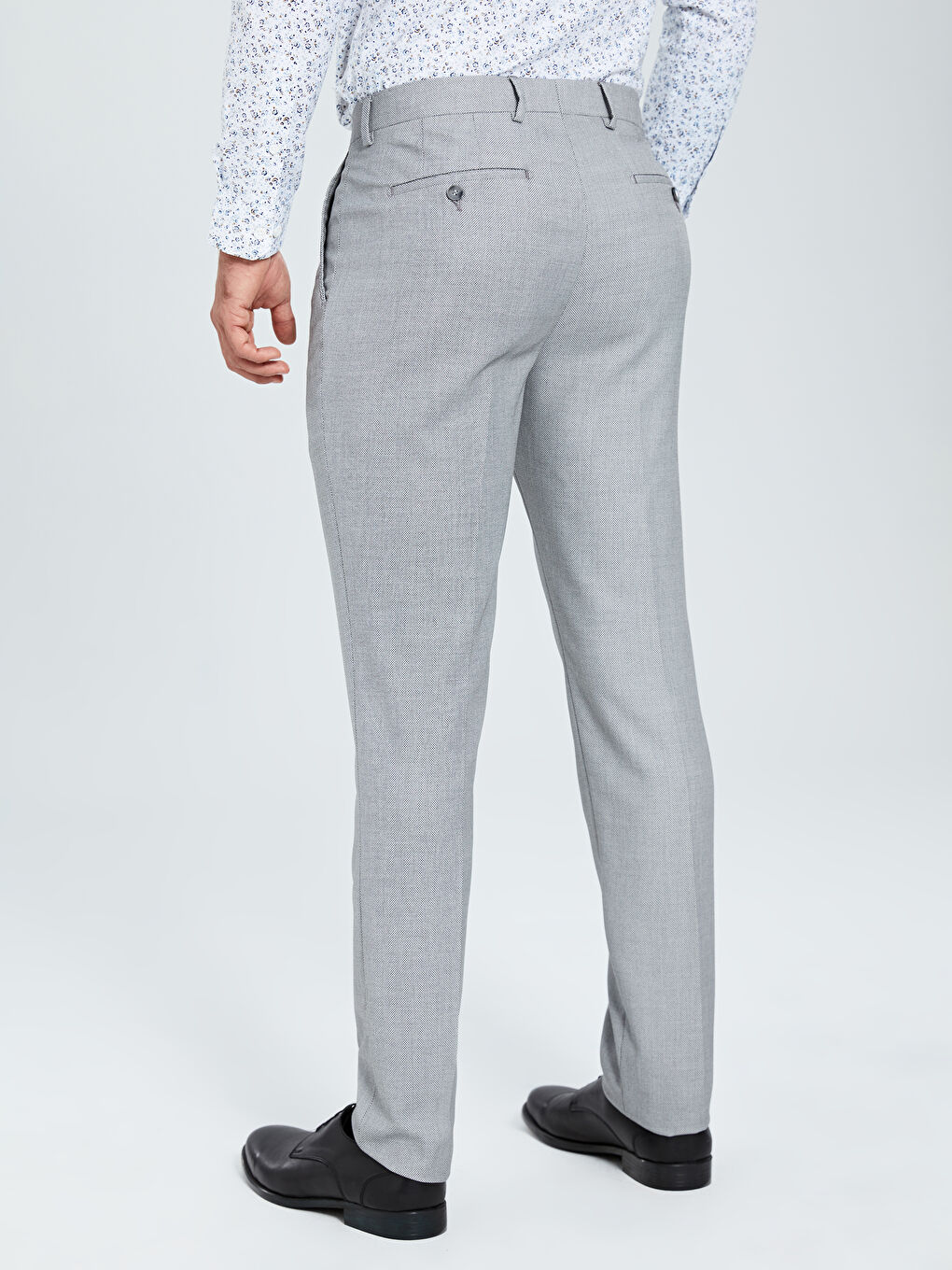 Gri Kumaş Pantolon-3