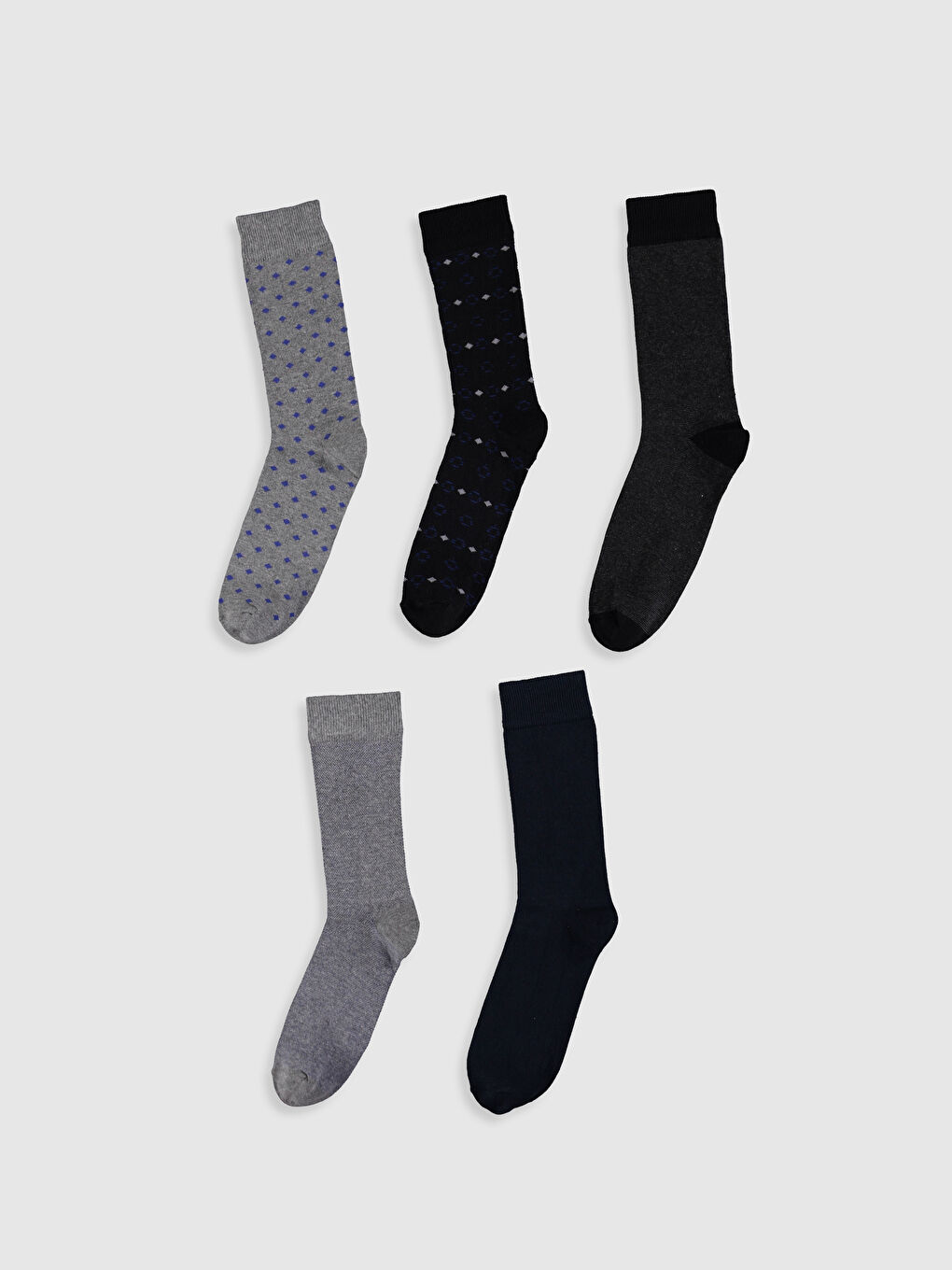 Мужчины Разноцветный Носки до щиколотки-1