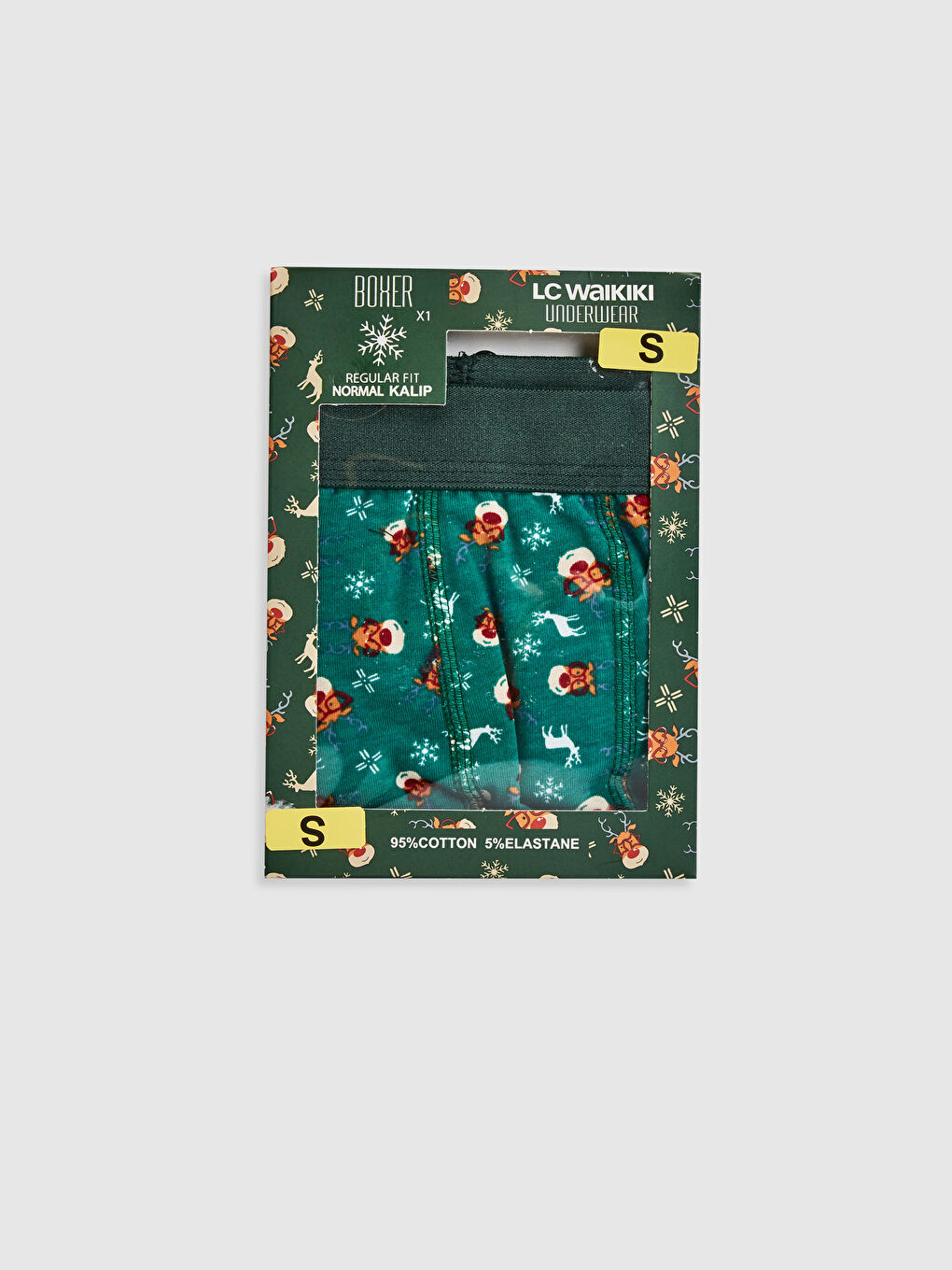 Мужчины Бирюзовый Трусы боксеры-2