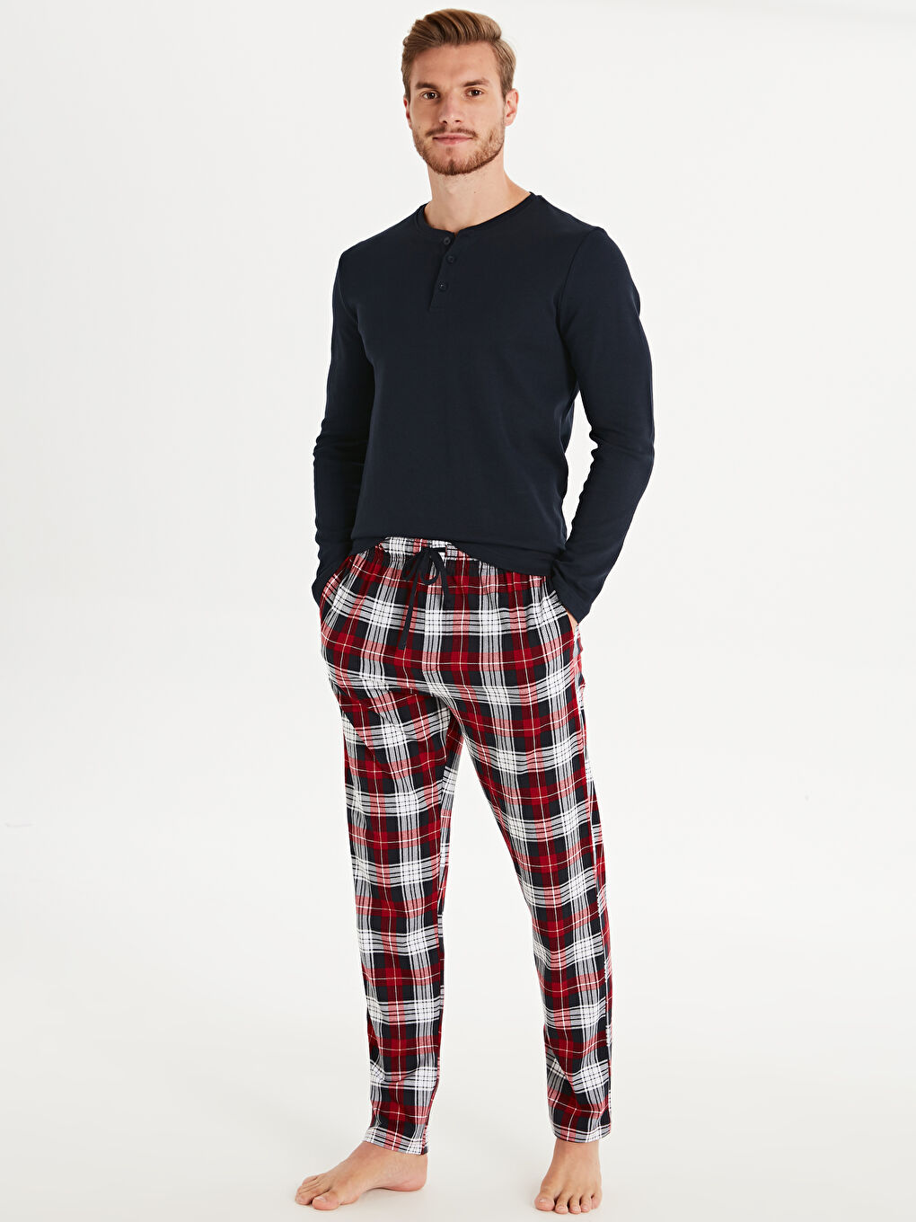 LC WAIKIKI Man RED Pyjama Bottoms -9WM175Z8-LPA