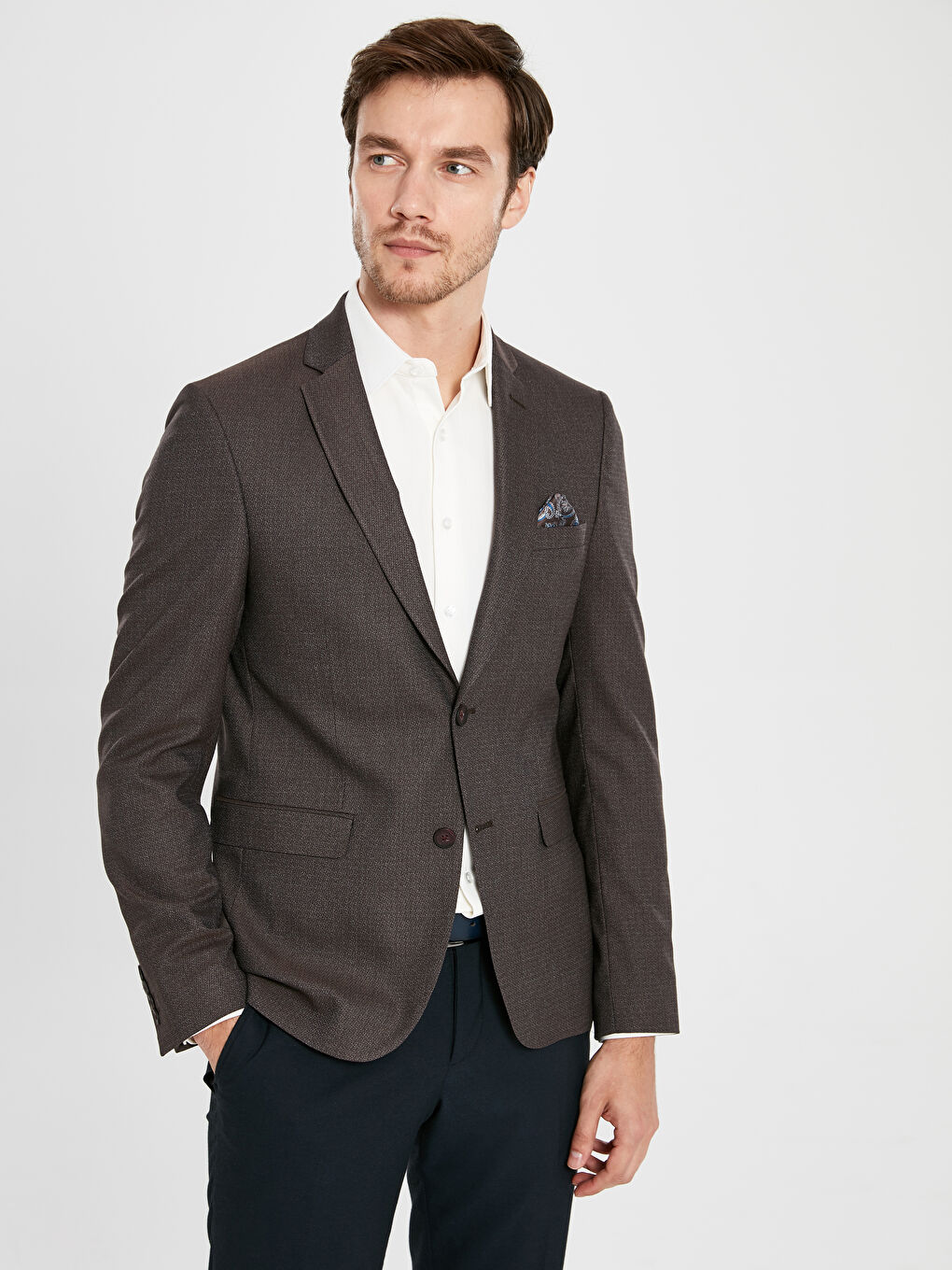 Man BORDEAUX Blazer Jacket -9WM238Z8-L9J