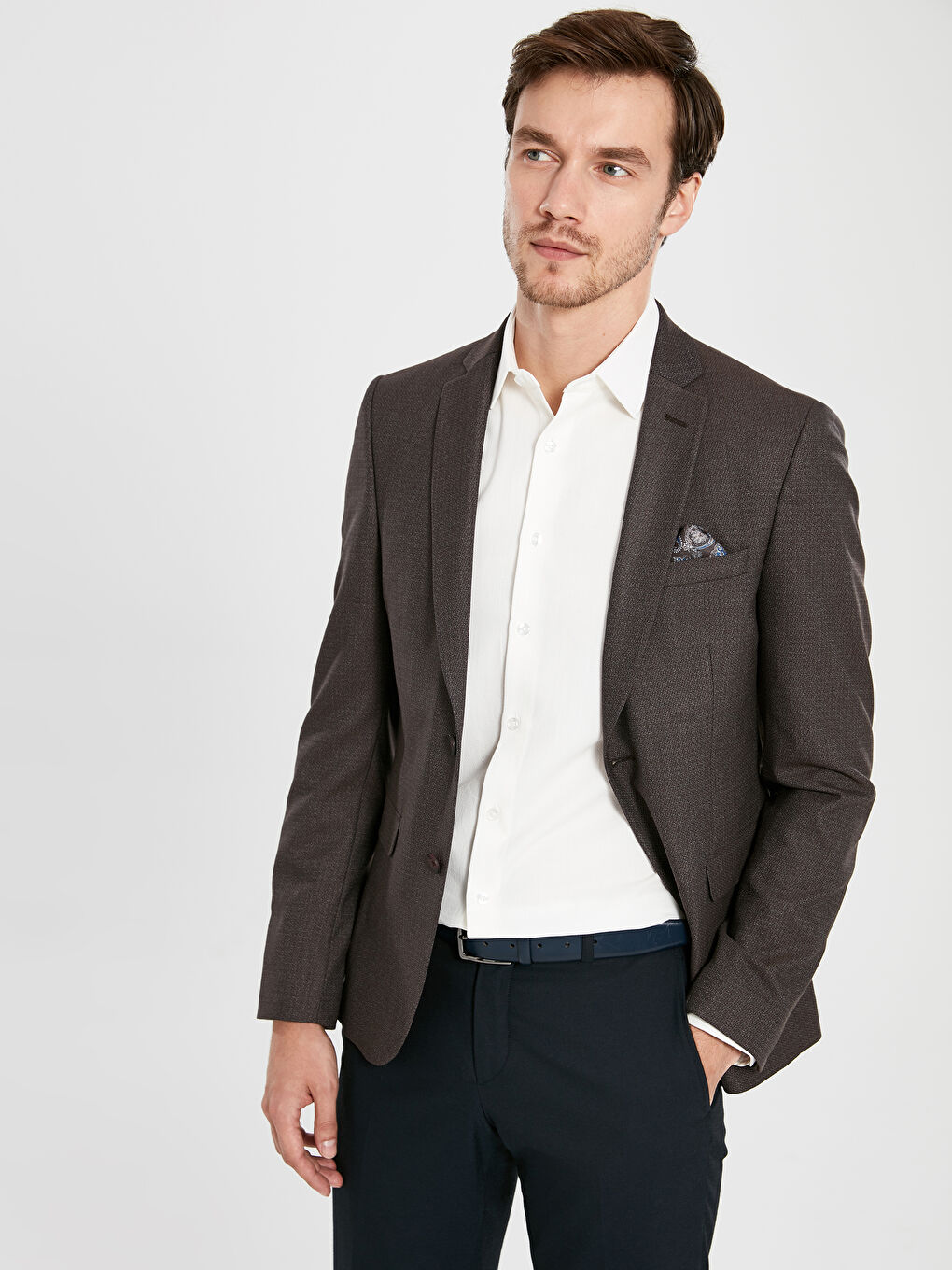 Man BORDEAUX Blazer Jacket -9WM238Z8-L9J