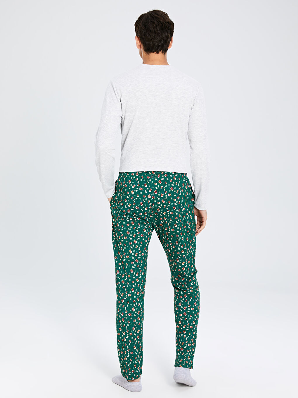 Bas de pyjama TURQUOISE Homme-2