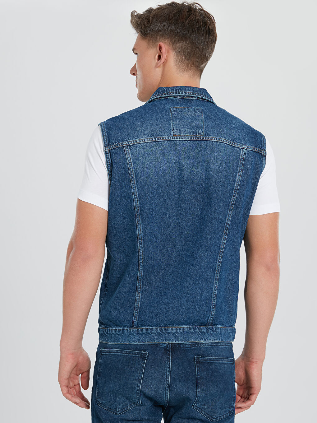 İndigo Koyu Rodeo Jean Ceket-2