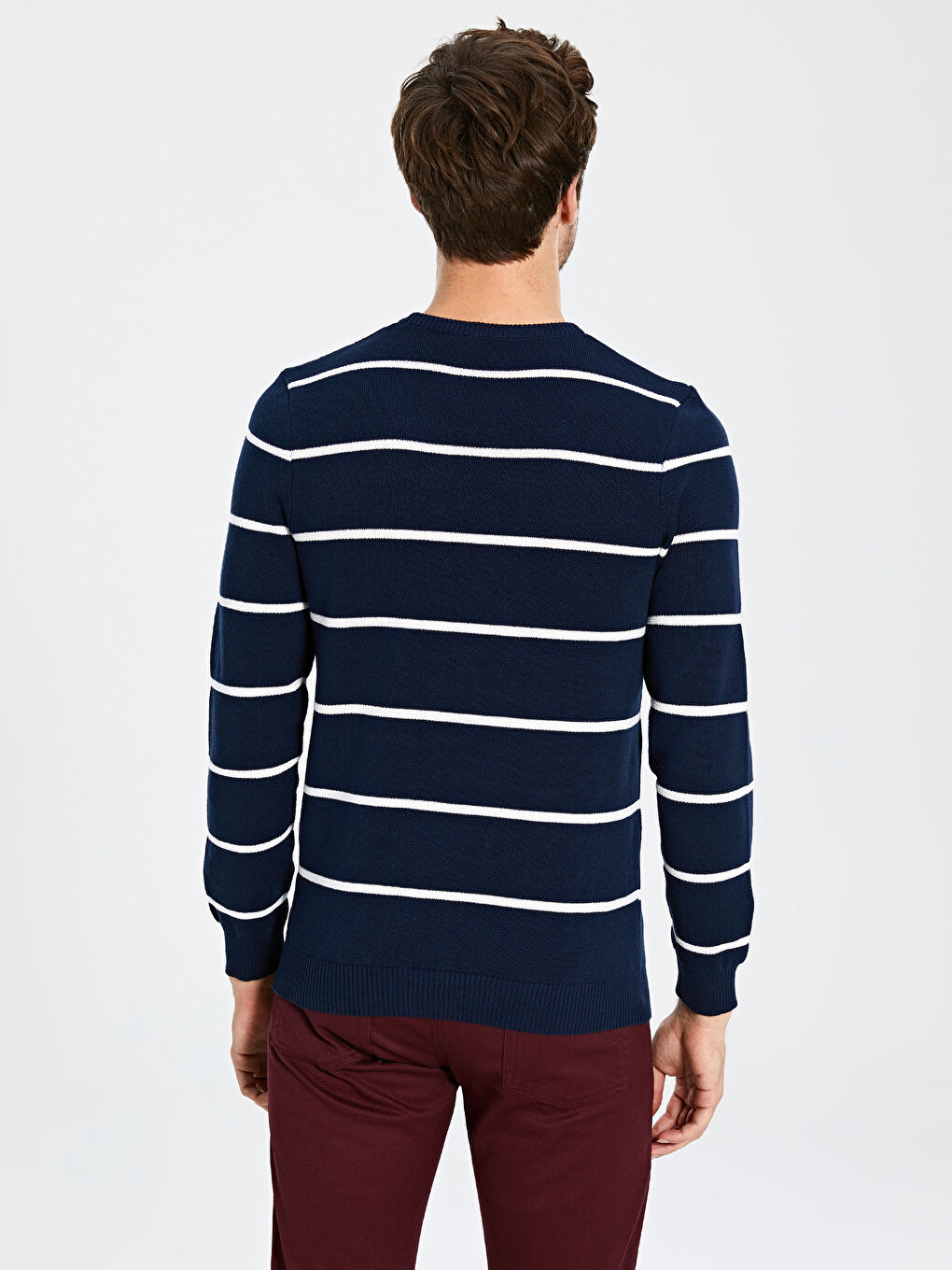 Lacivert Erkek Kazak-3