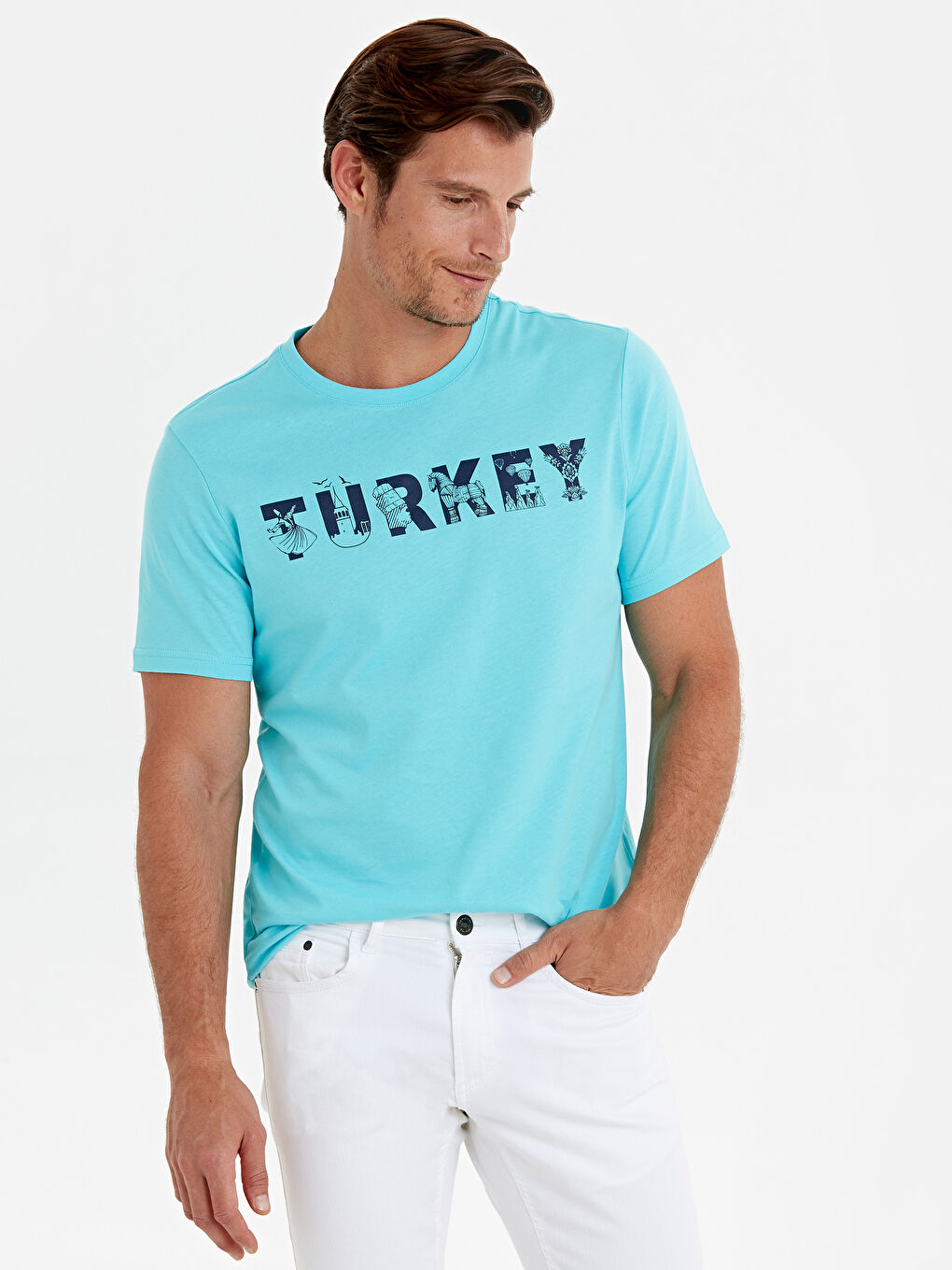 Turkuaz Tişört-1