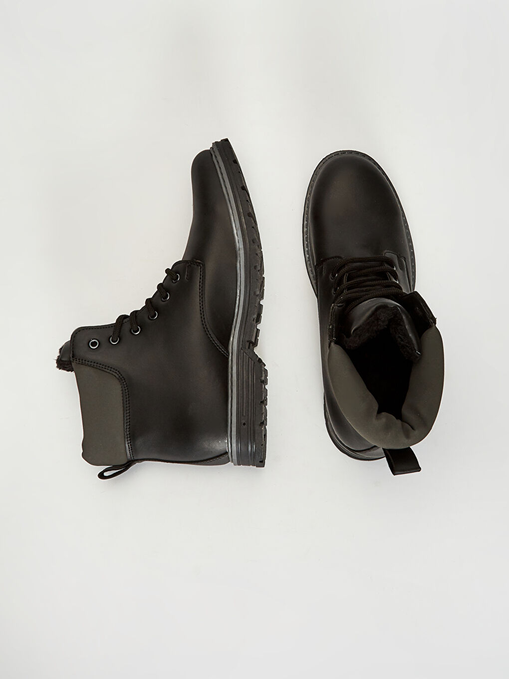 Ботинки Мужские На Шнуровке До Щиколотки-1