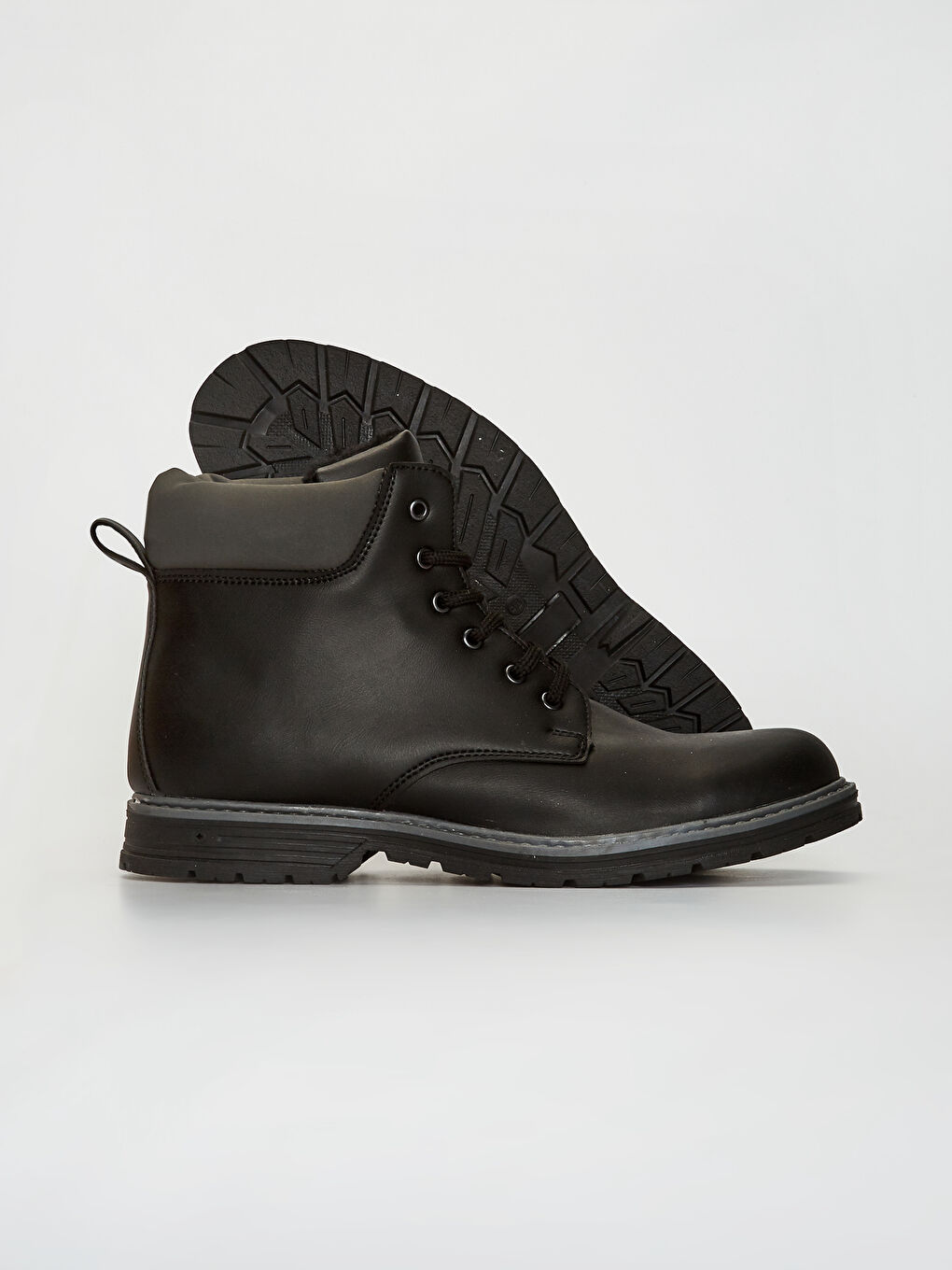 Ботинки Мужские На Шнуровке До Щиколотки-2