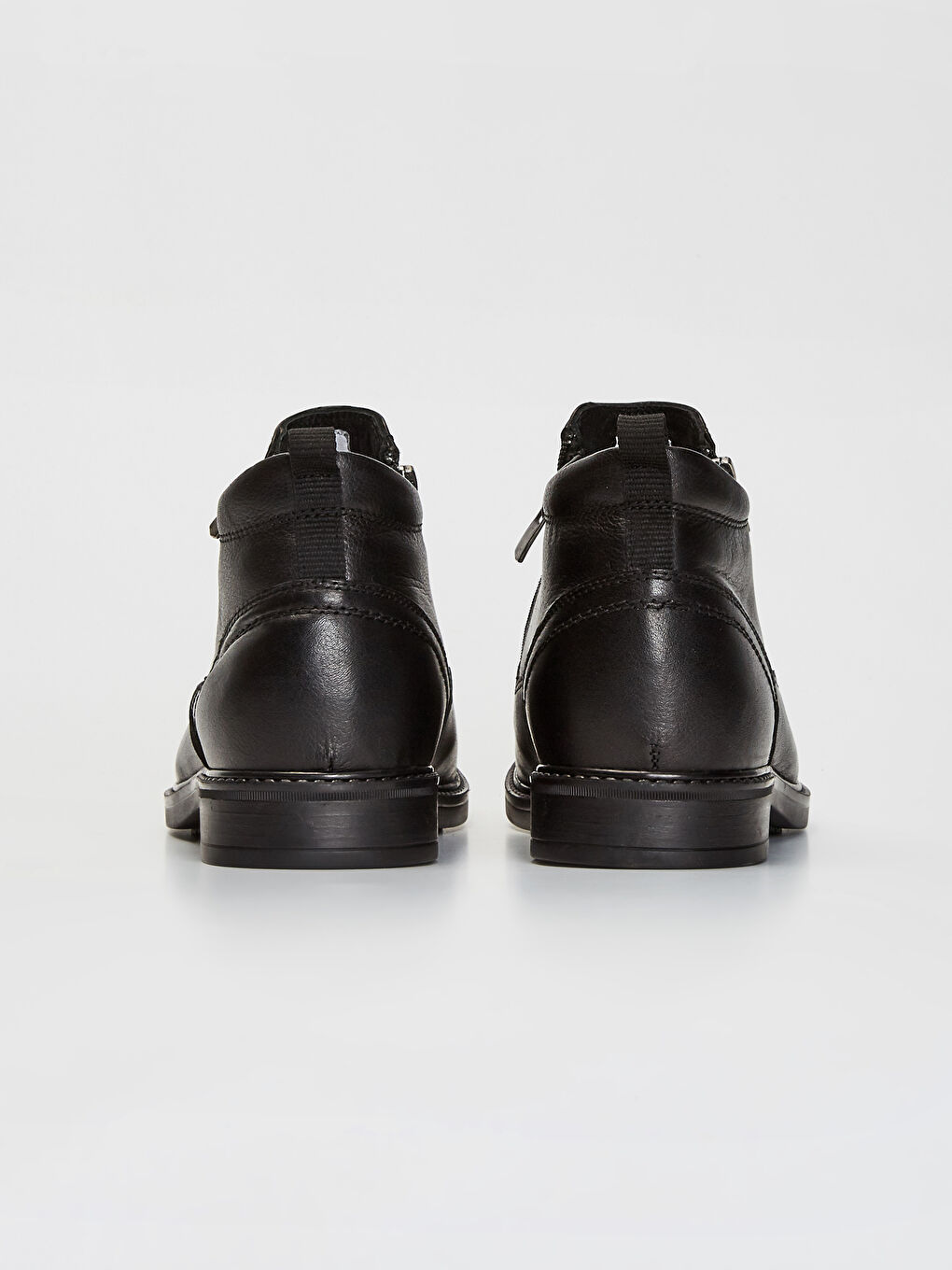 Siyah Erkek Bilek Boy Hakiki Deri Bot-3