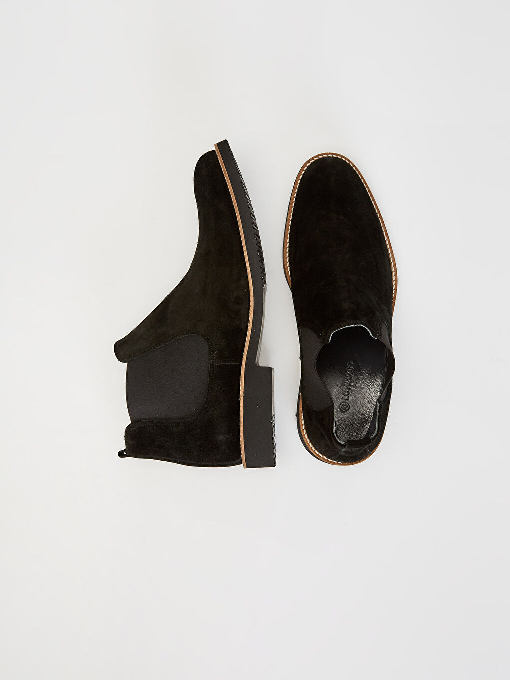 Siyah Erkek Bilek Boy Hakiki Deri Bot-1