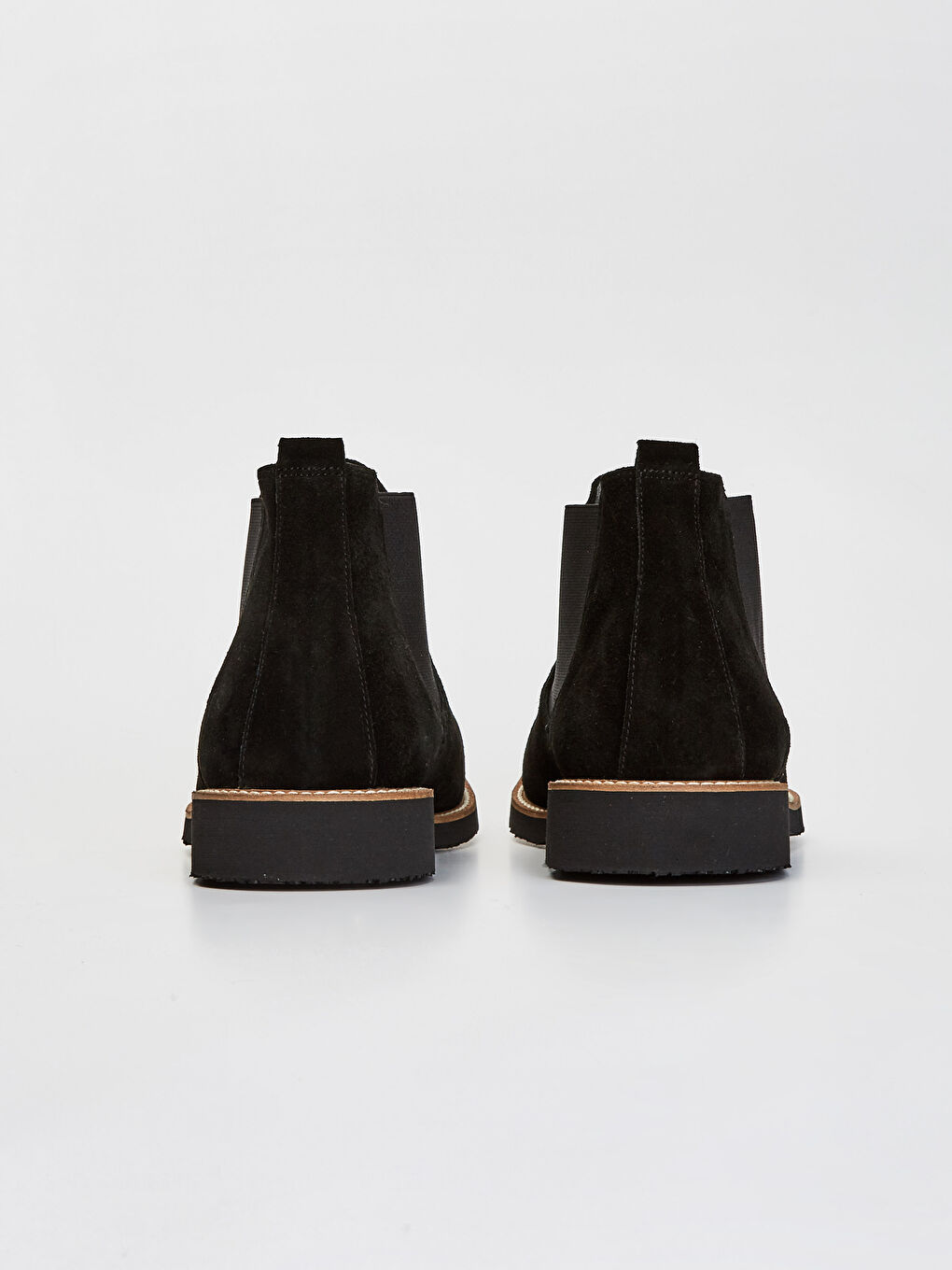 Siyah Erkek Bilek Boy Hakiki Deri Bot-3