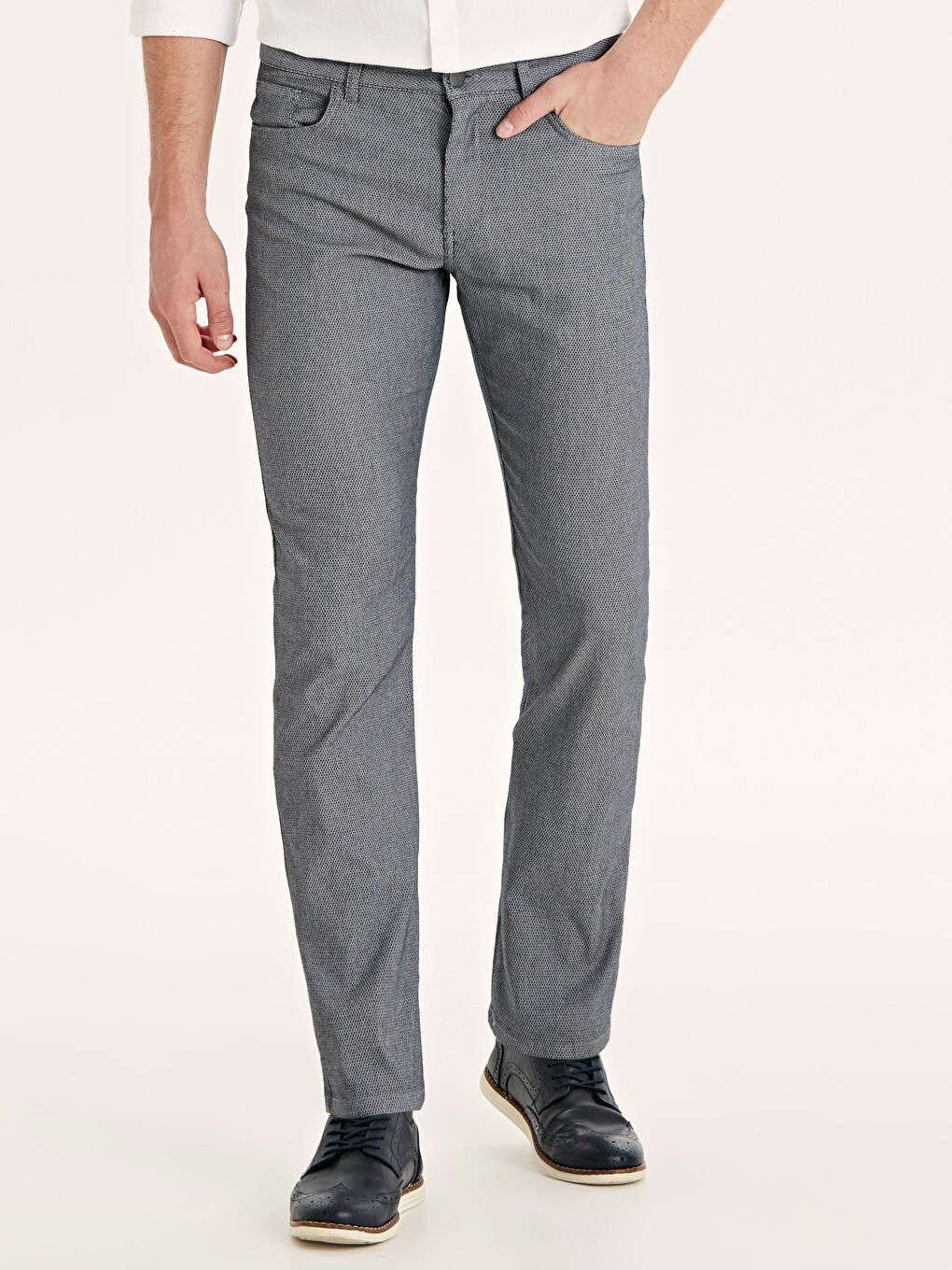 Mavi Standart Kalıp Erkek Eşofman Altı-1